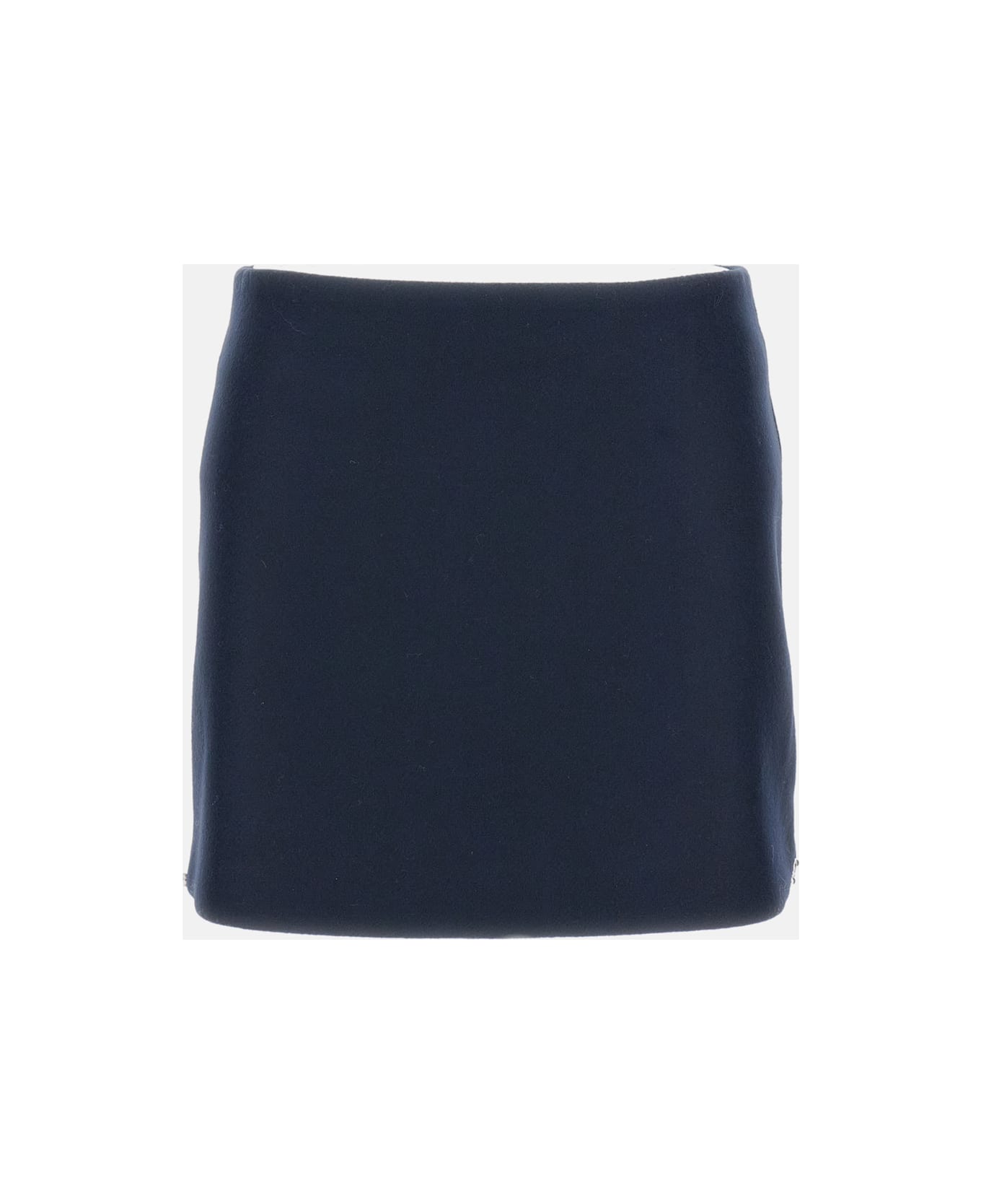 SportMax Low-rise Wool Mini Skirt - Blue