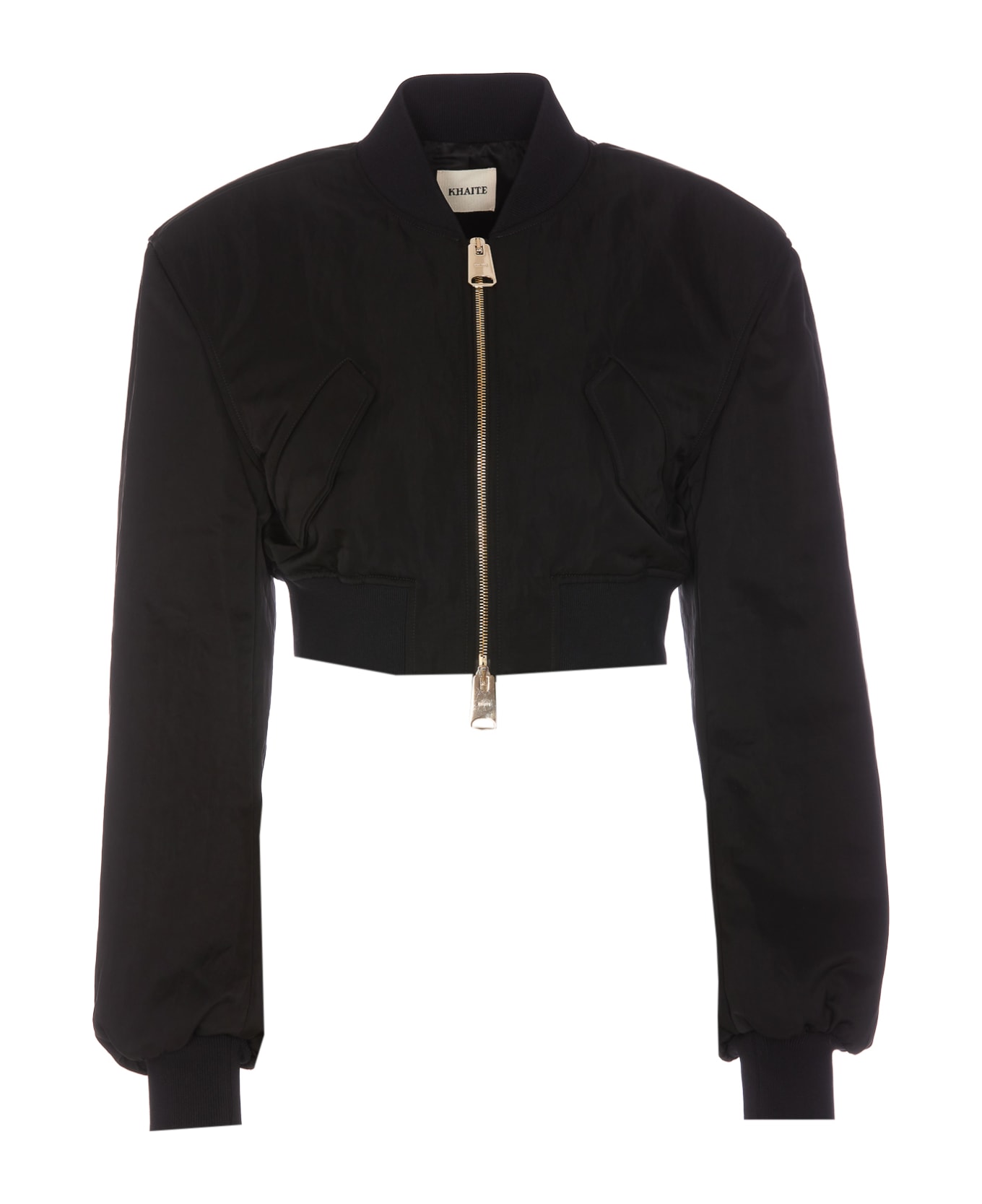 Khaite Reggie Cropped Jacket - Black