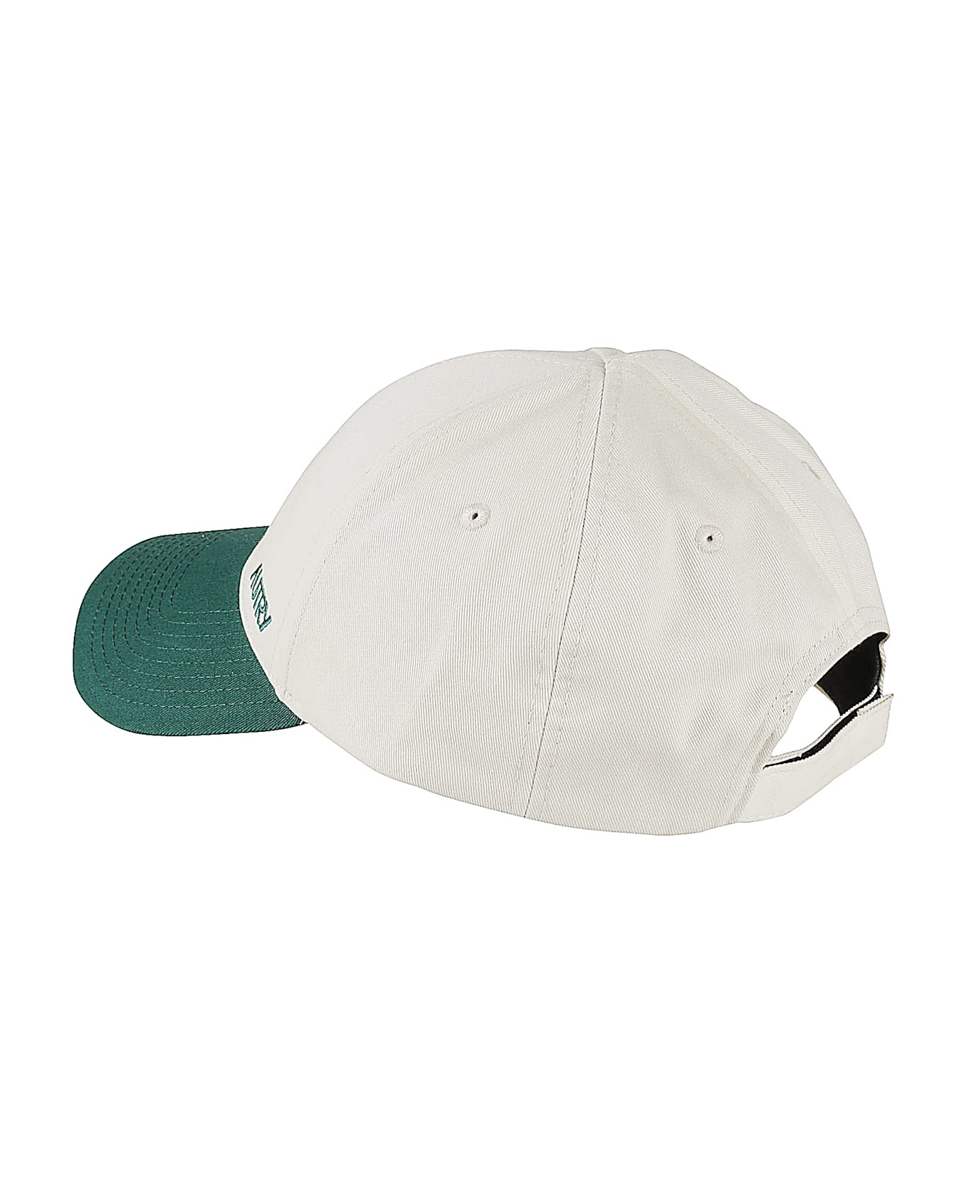 Autry Logo Detail Baseball Cap - BASEB EMBROCREAM/GRN