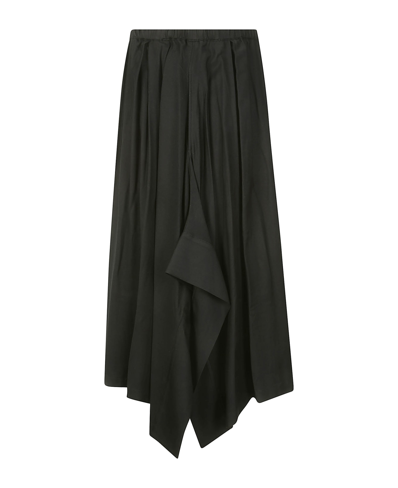Yohji Yamamoto R-cuff Skirt - BLACK スカート