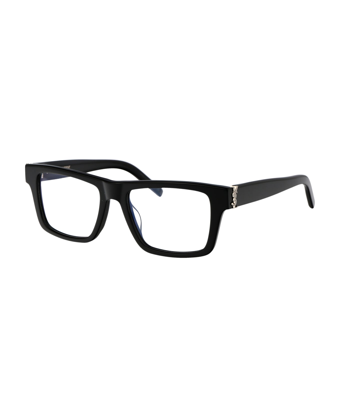 Saint Laurent Eyewear Sl M10_b Glasses - 001 BLACK BLACK TRANSPARENT