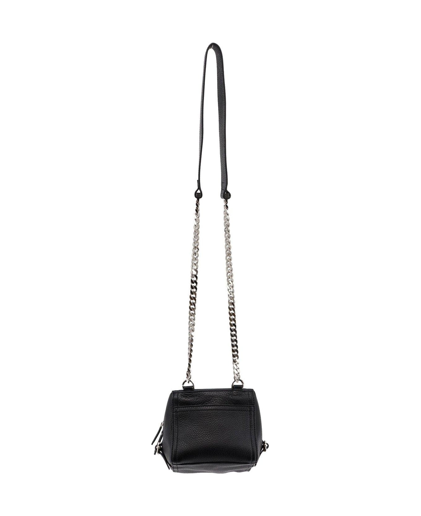 Givenchy Pandora Zip-up Mini Crossbody Bag - Black