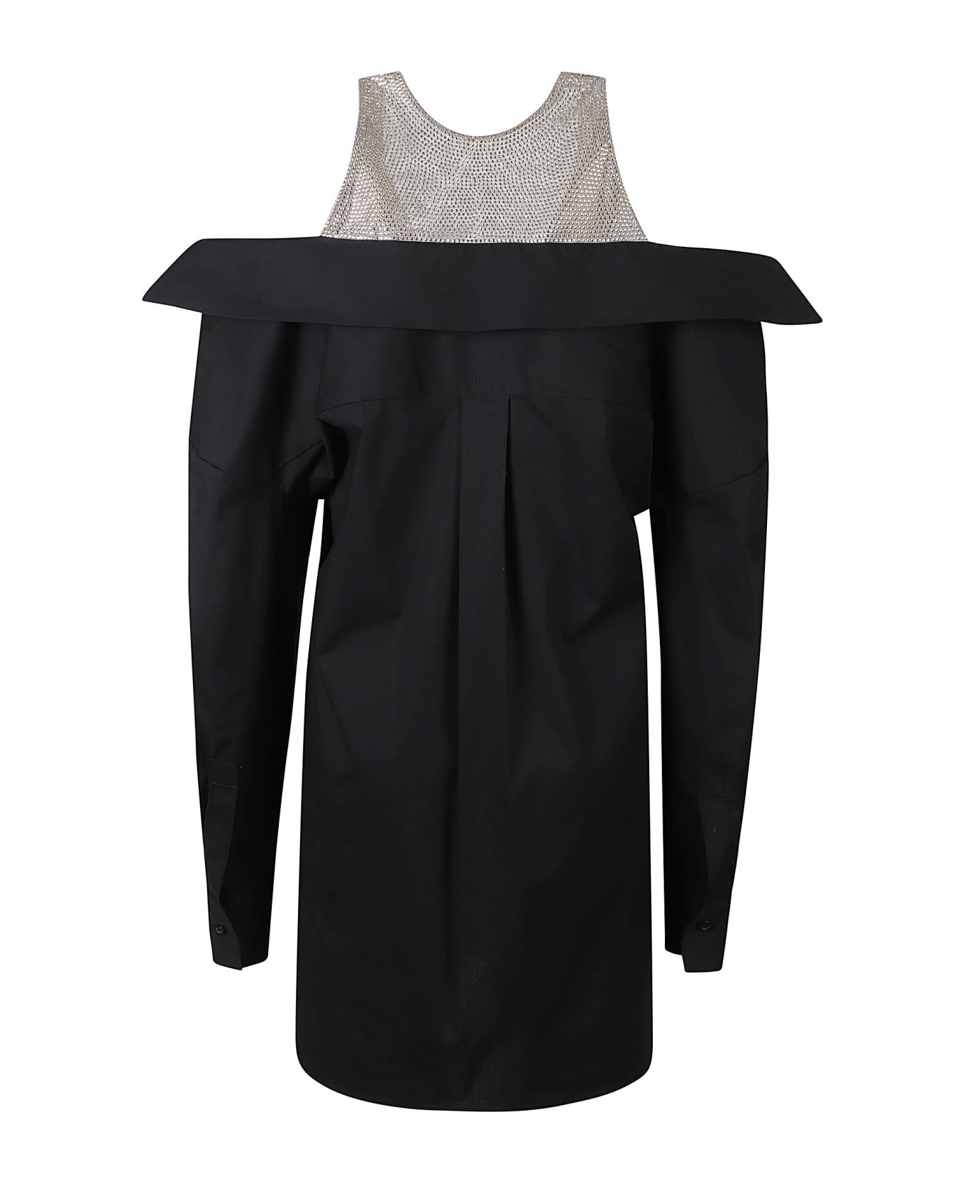 Giuseppe di Morabito Layered Shirt Dress - Black