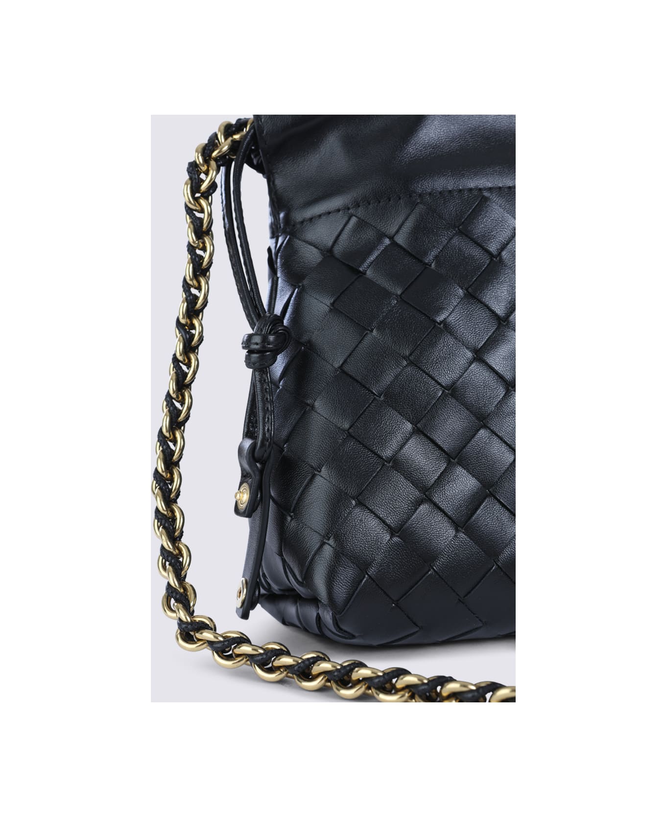 Bottega Veneta Black Leather Pouch - Black