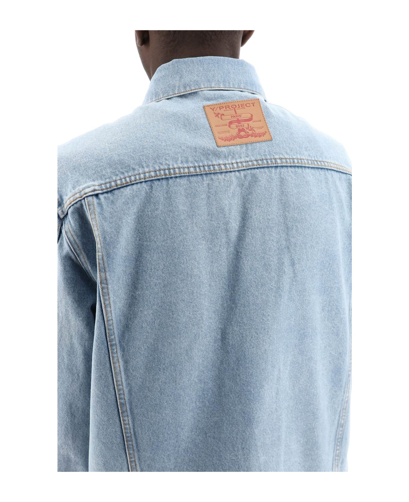 Y/Project Denim Jacket For Men - EVERGREEN ICE BLUE (Light blue)