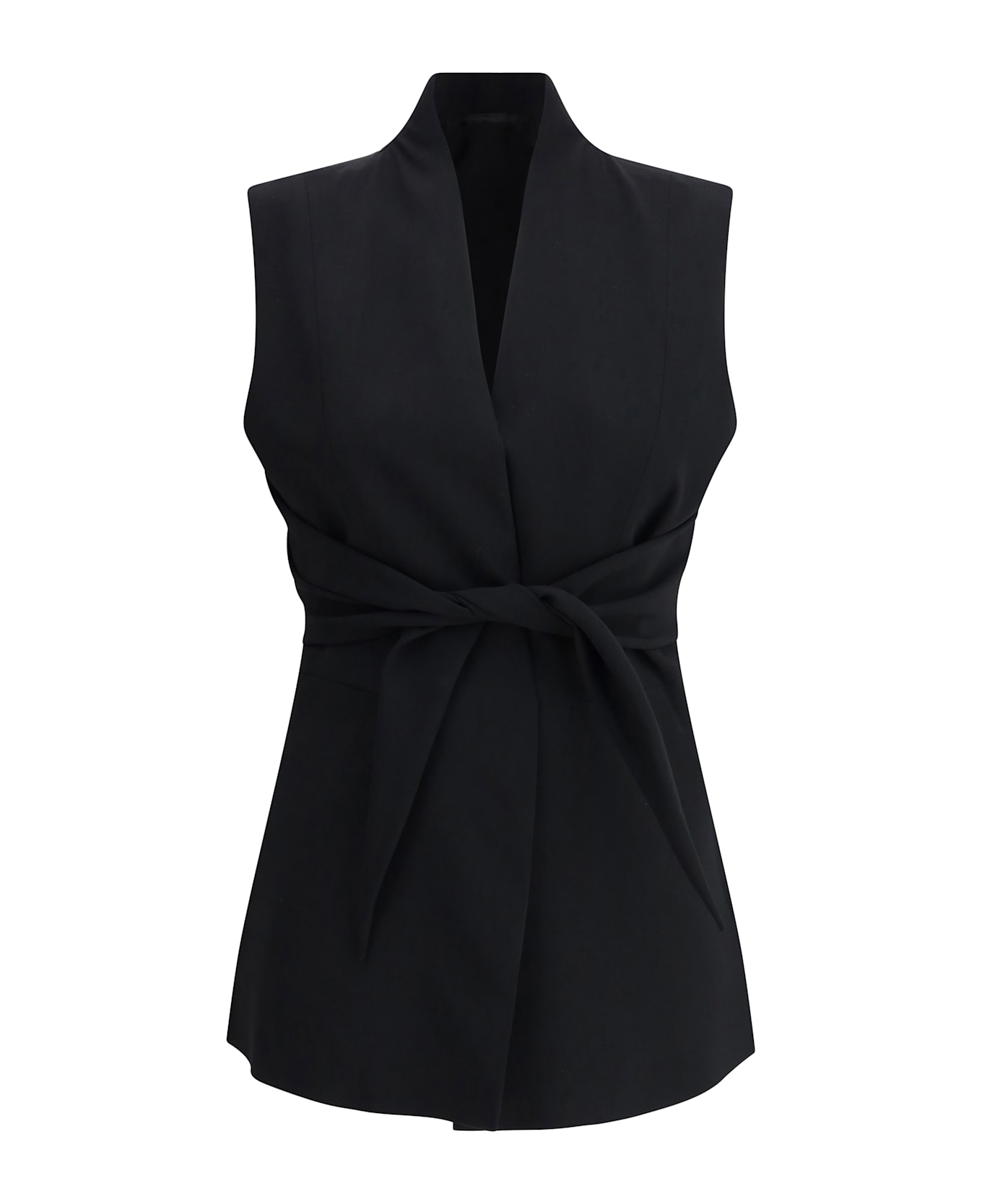 Rick Owens Wool Vest - Black