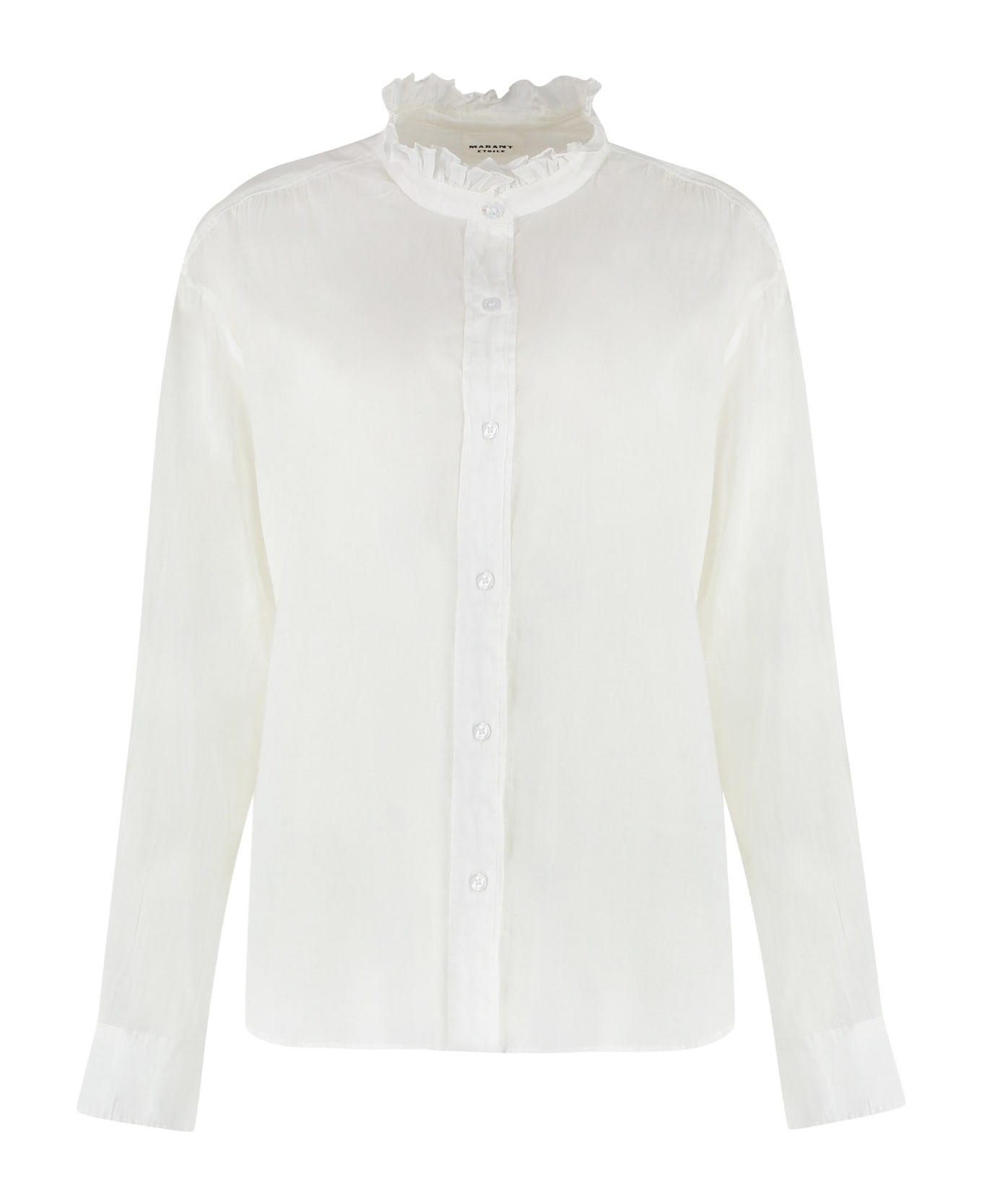 Marant Étoile Gamble Cotton Shirt - White