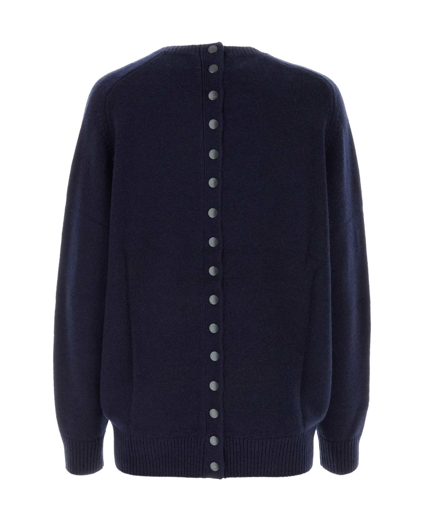 Isabel Marant Midnight Blue Wool Blend Oversize Lison Sweater - MIDNIGHT