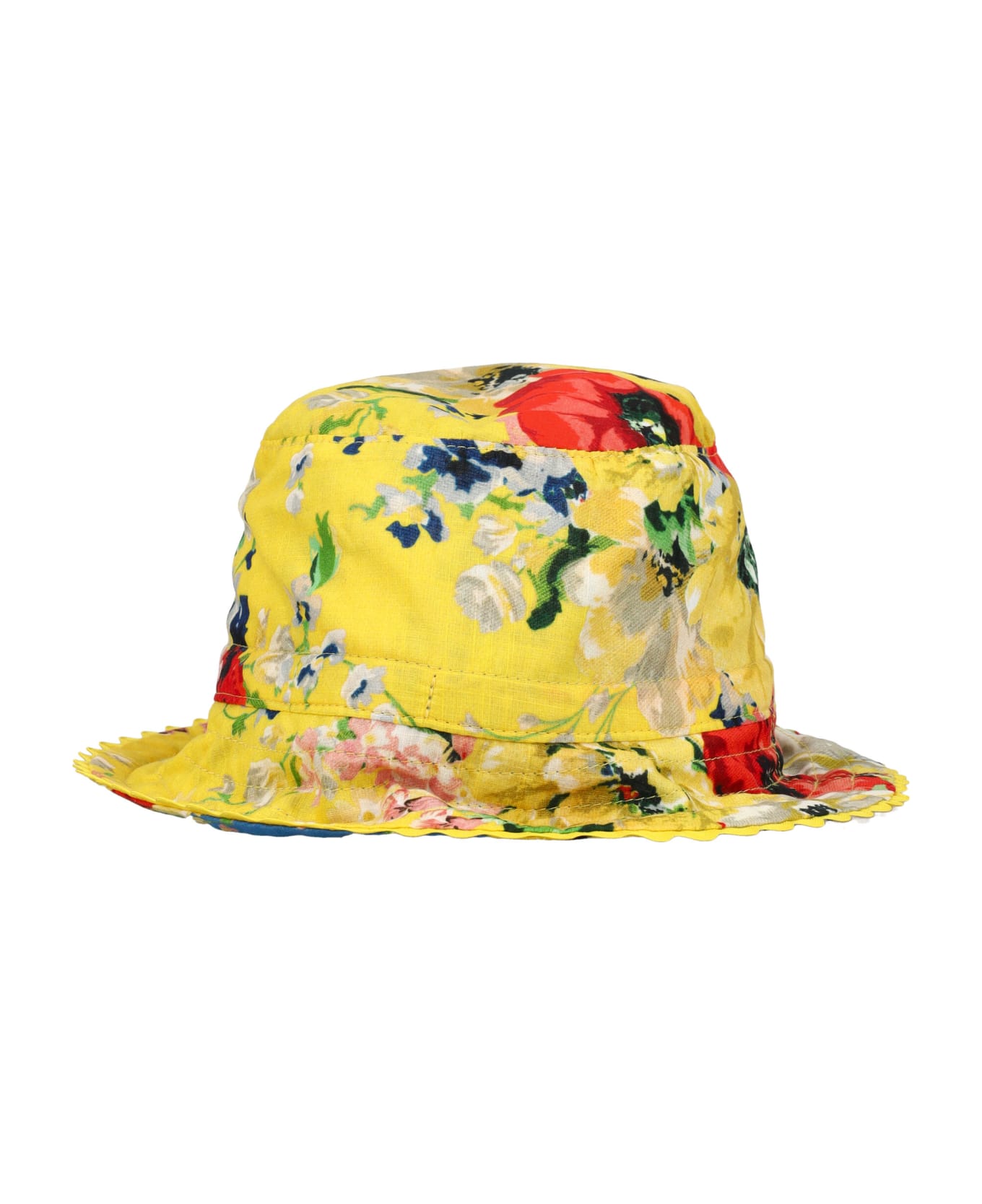 Zimmermann Bucket Hat - YELLOW FLORAL