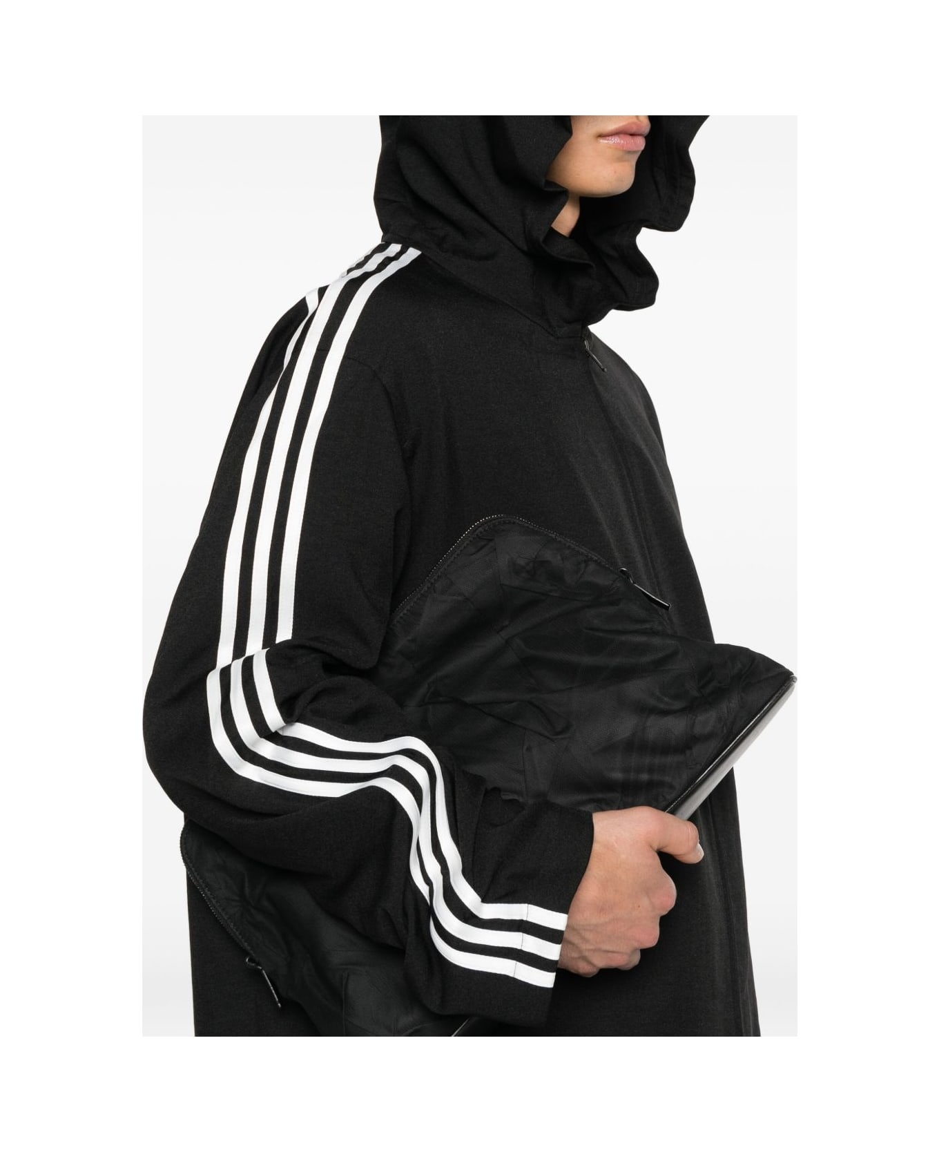 Y-3 Logo Zipped Blouson Jacket - Black