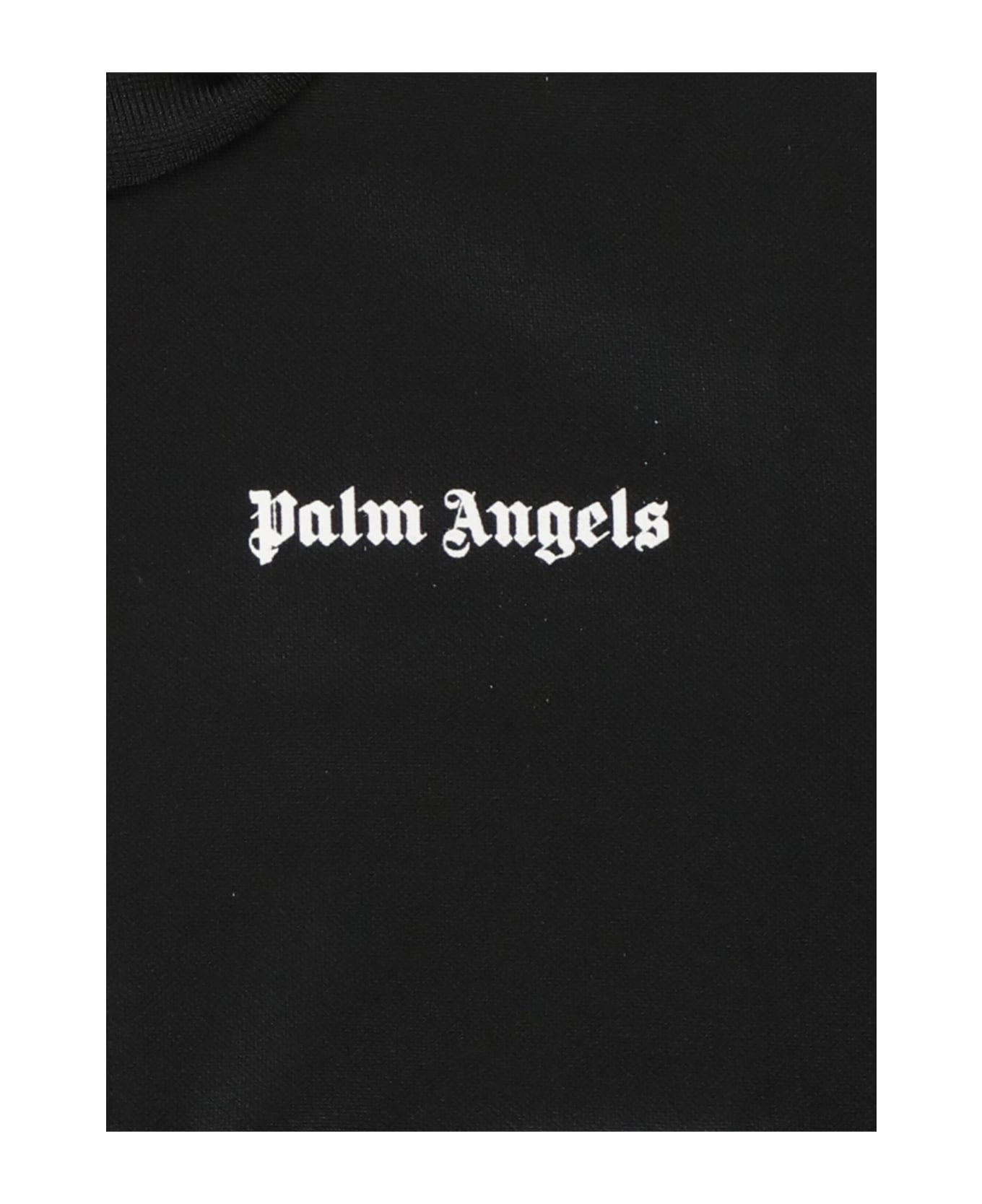 Palm Angels Track Sweatshirt - BLACK WHITE