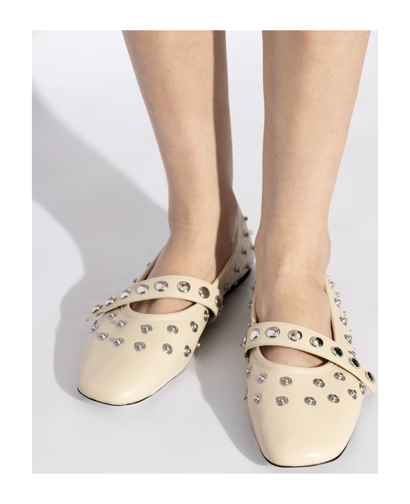 Stella McCartney Ballet Flats Ryder - Yellow Cream