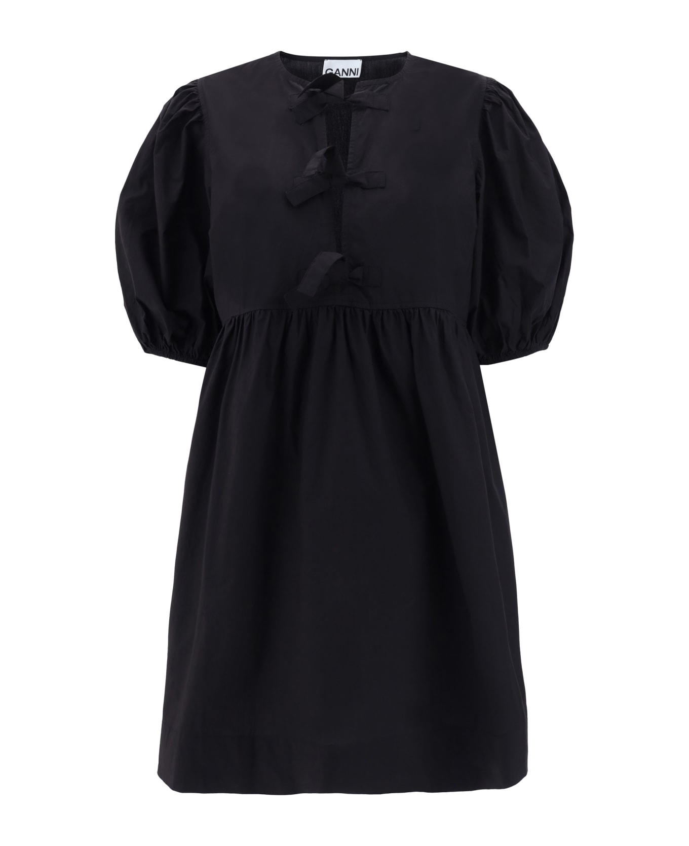 Ganni Mini Dress - Black