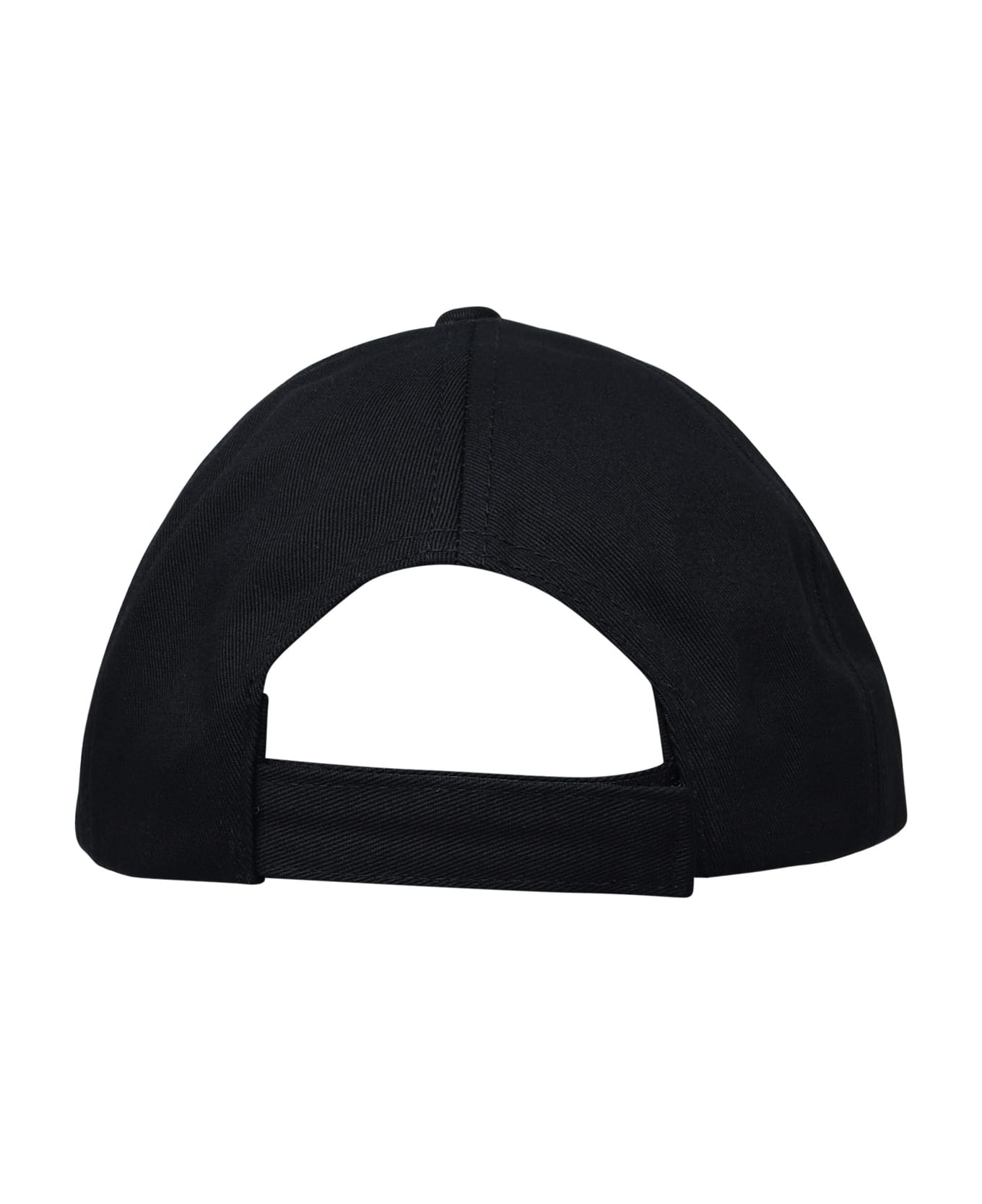 Ganni Black Cotton Hat - Black