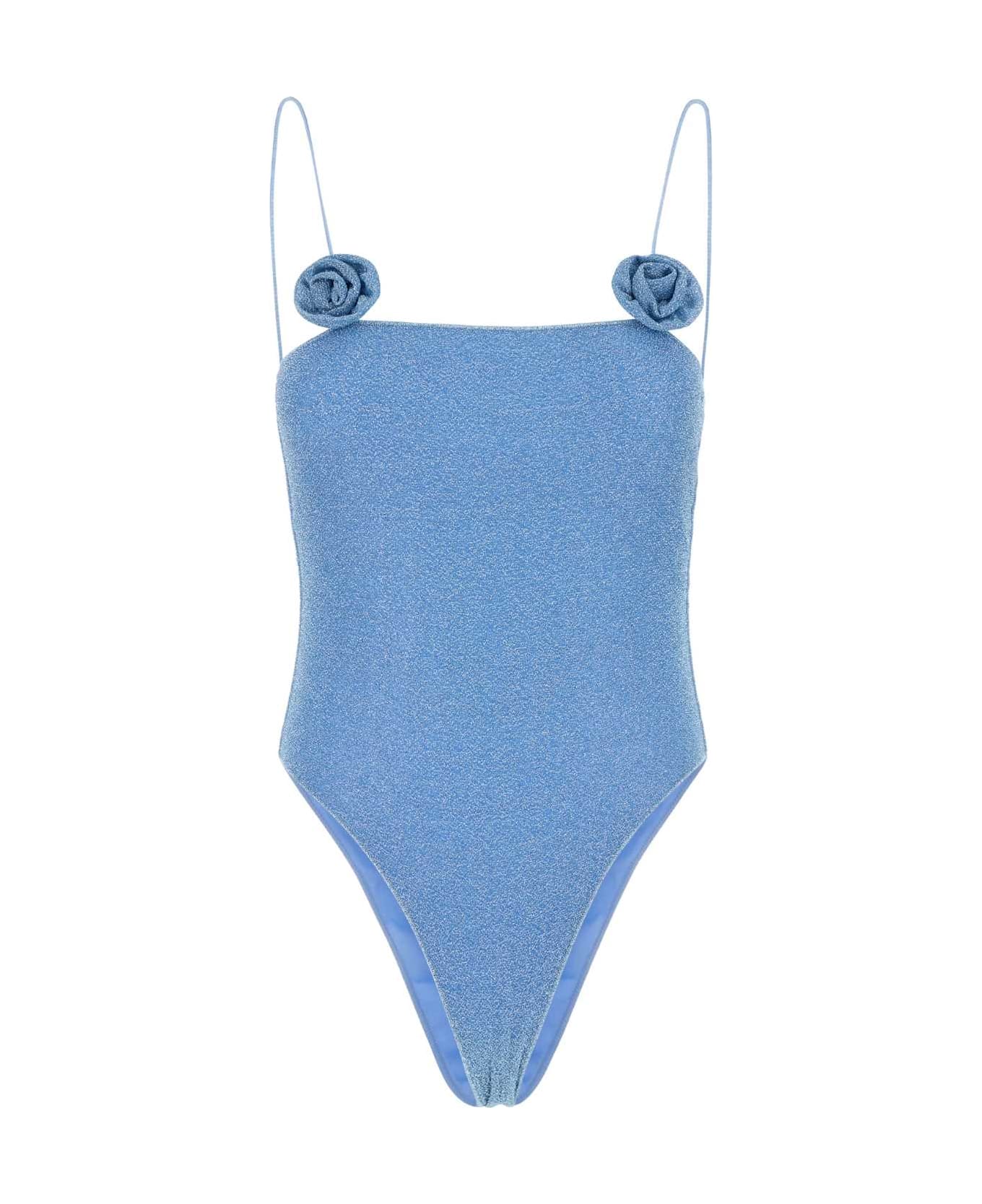 Oseree Light-blue Nylon Blend Swimsuit - CRYSTAL