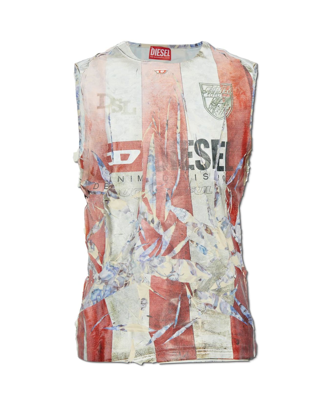 Diesel T-shirt T-per-stripe - Multicolor