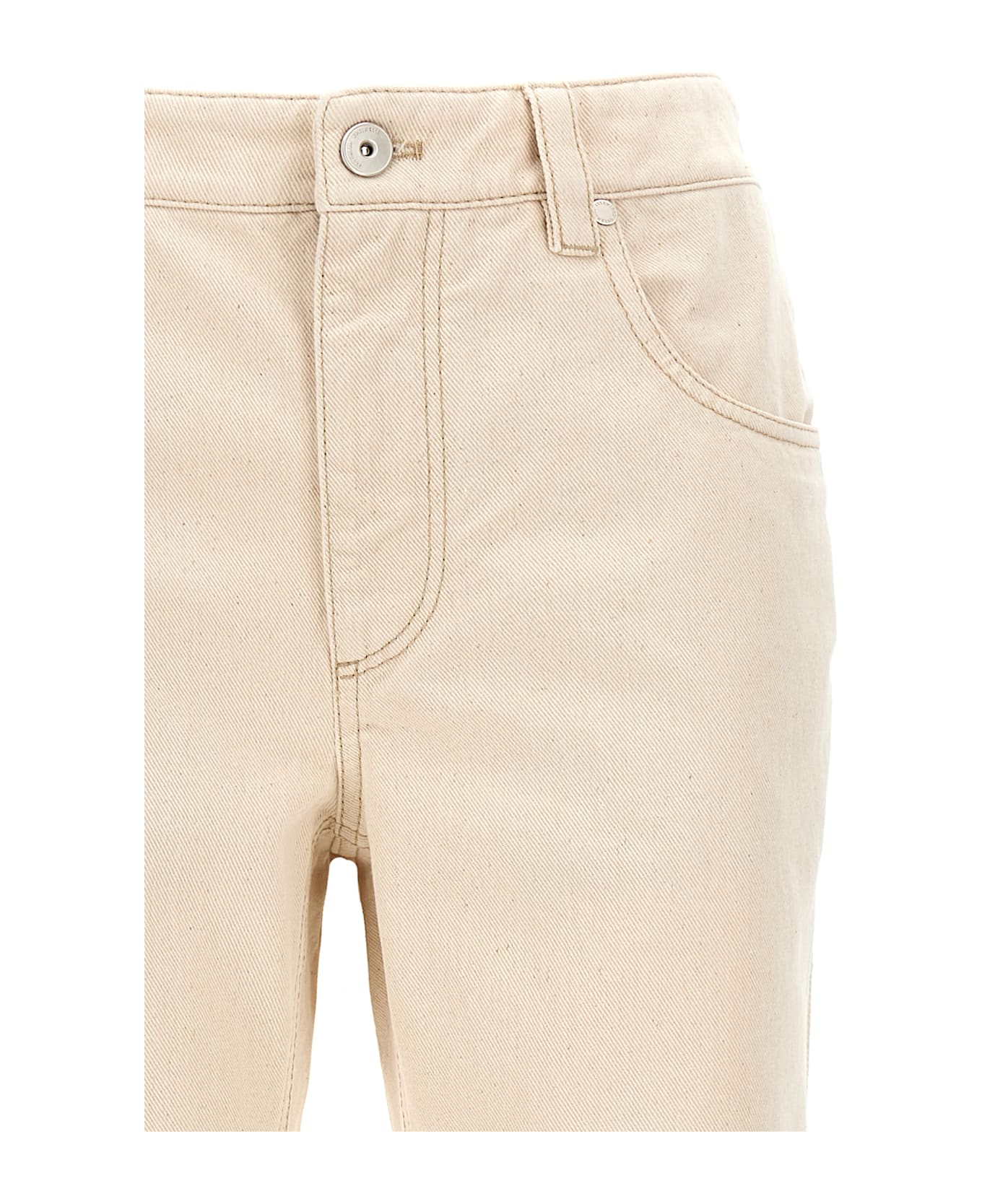 Brunello Cucinelli 'the Retro Vintage' Jeans - Beige