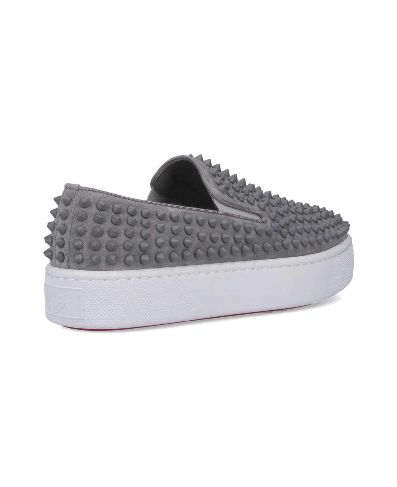 Christian Louboutin "spikeboat" Sneakers - Gray