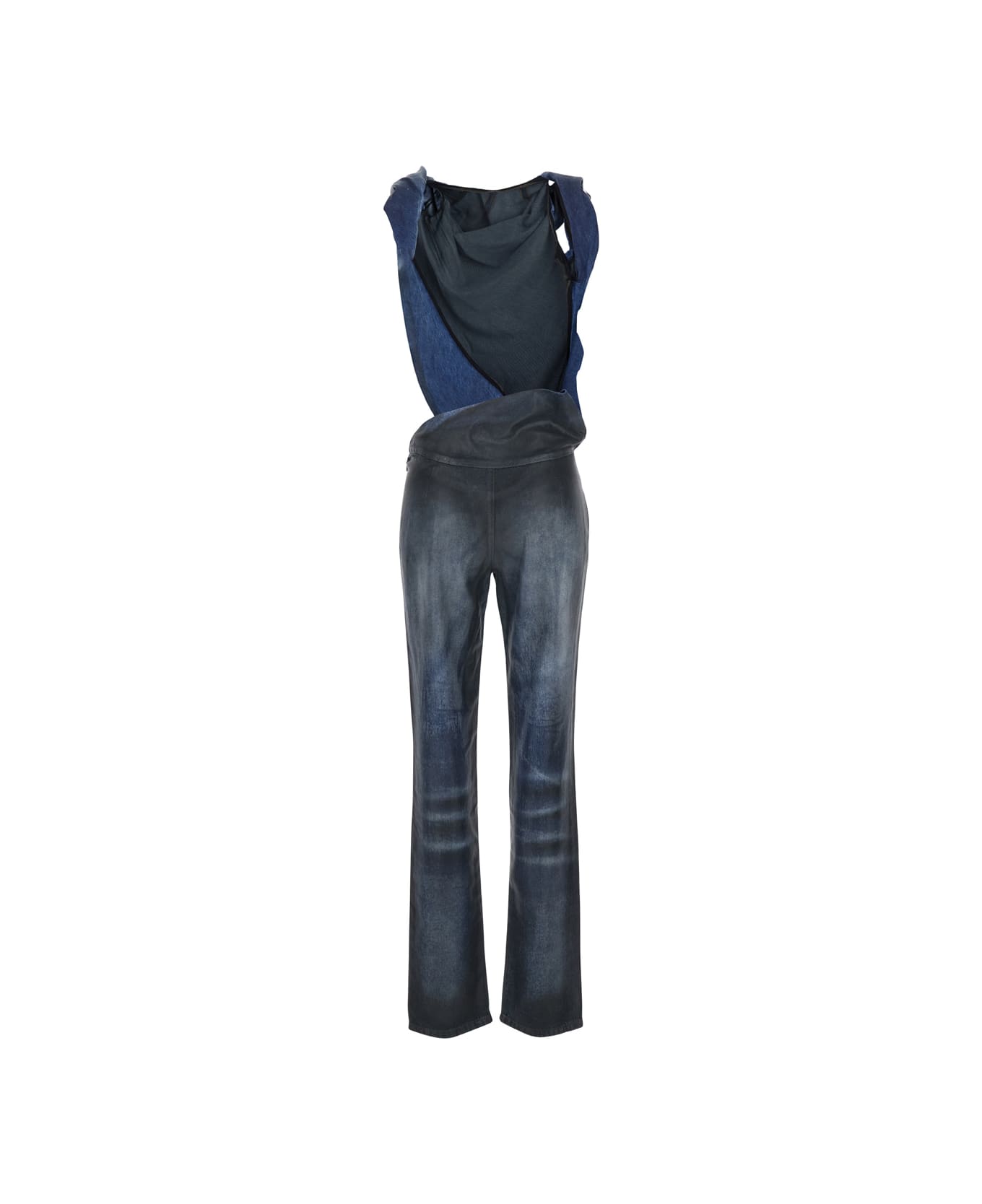 Diesel Sleeveless Jumpsuit - Black