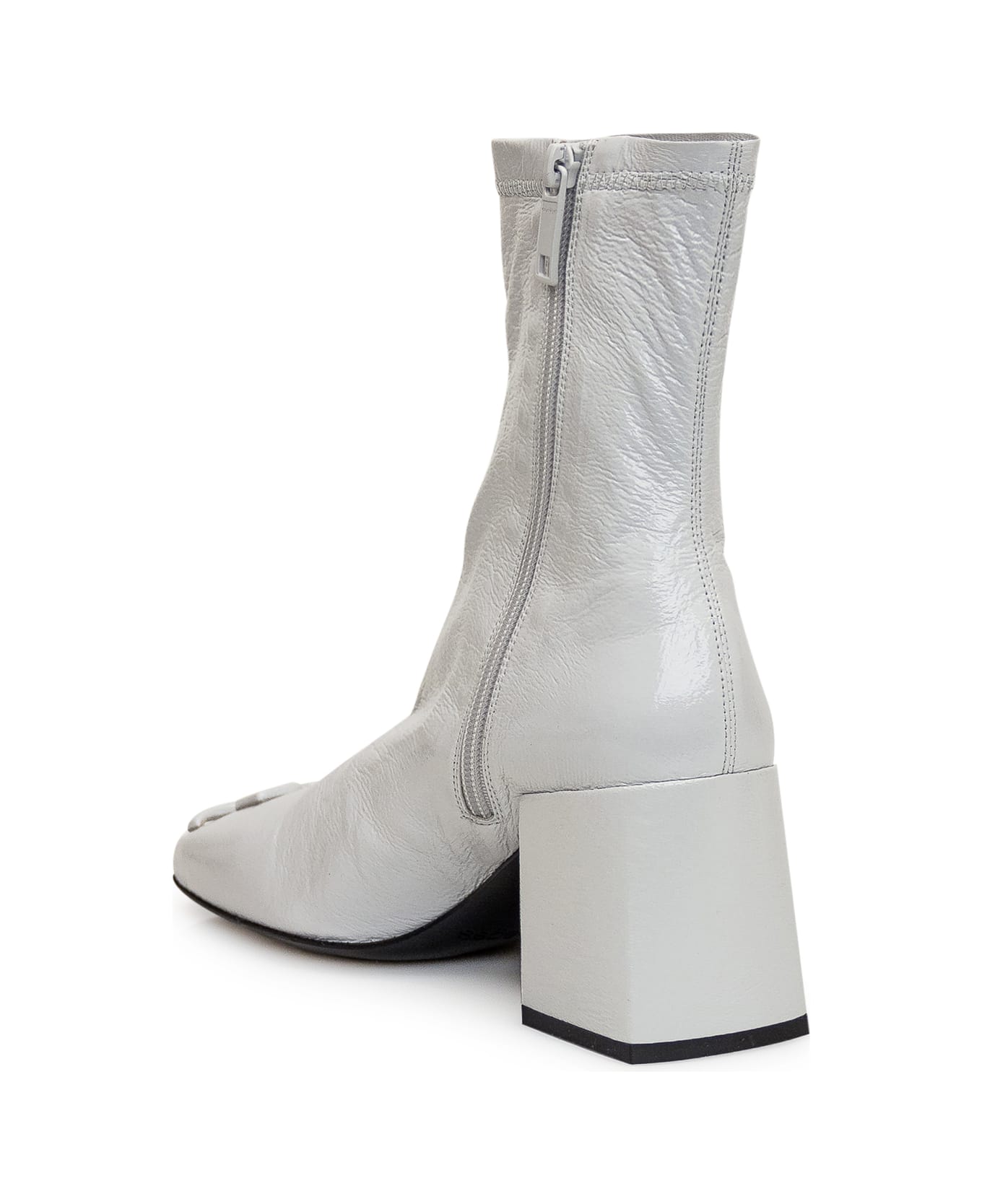 Courrèges Leather Boots - Dirty White