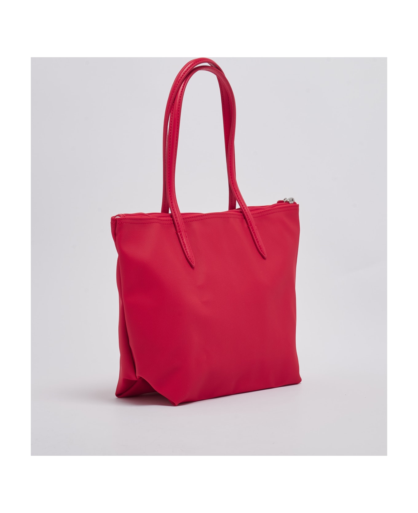 Lacoste Pvc Shopping Bag - ROSSO