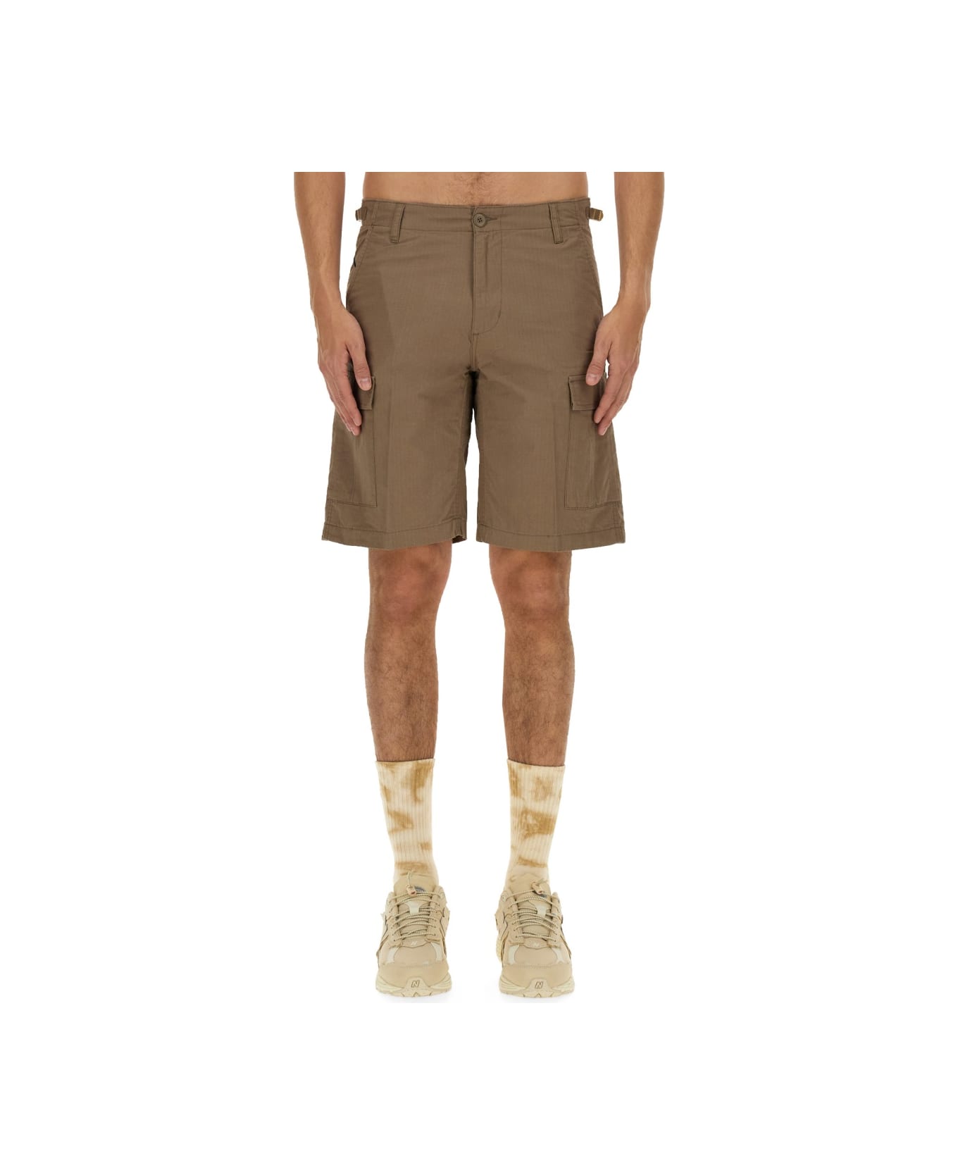 Carhartt Cotton Bermuda Shorts - BEIGE