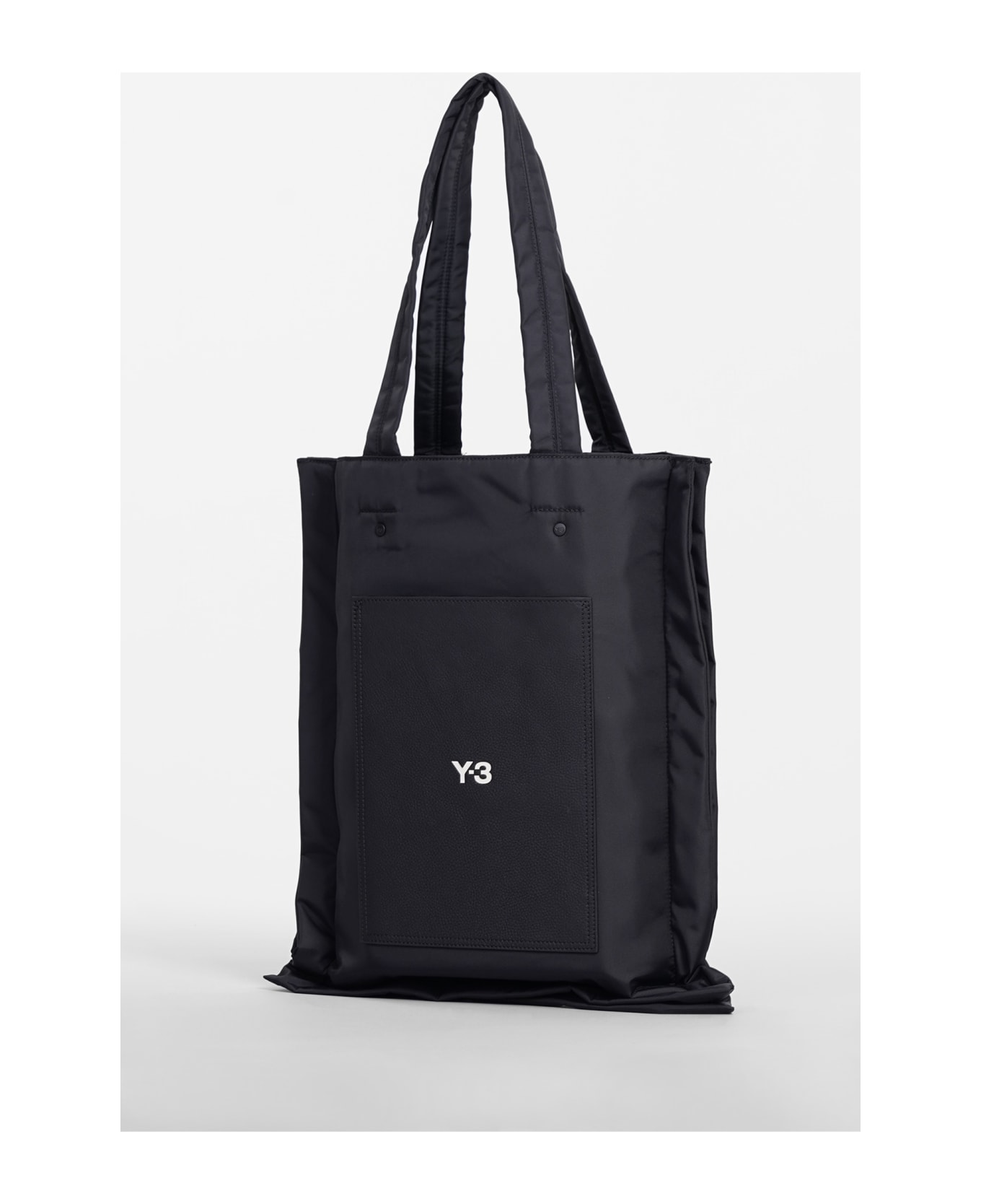 Y-3 Tote In Black Polyester - black トートバッグ