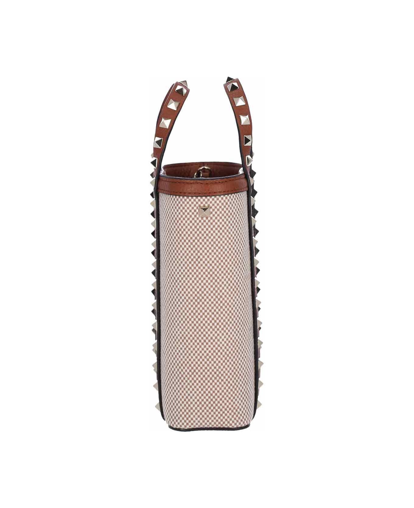 Valentino Garavani "rockstud" Mini Bag - Beige