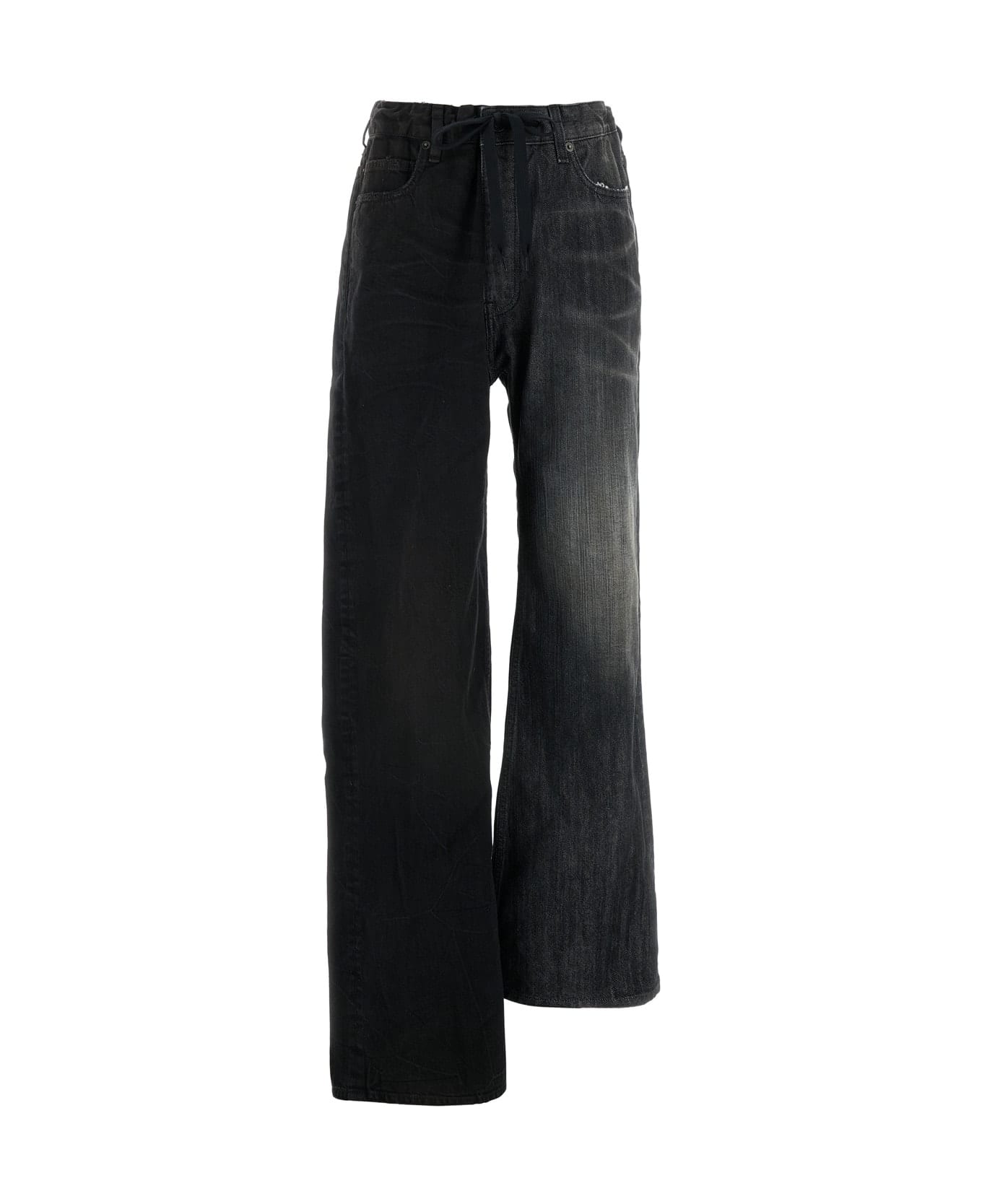 Balenciaga Fifty-fifty Pants - LIGHTBLK+BLKRING