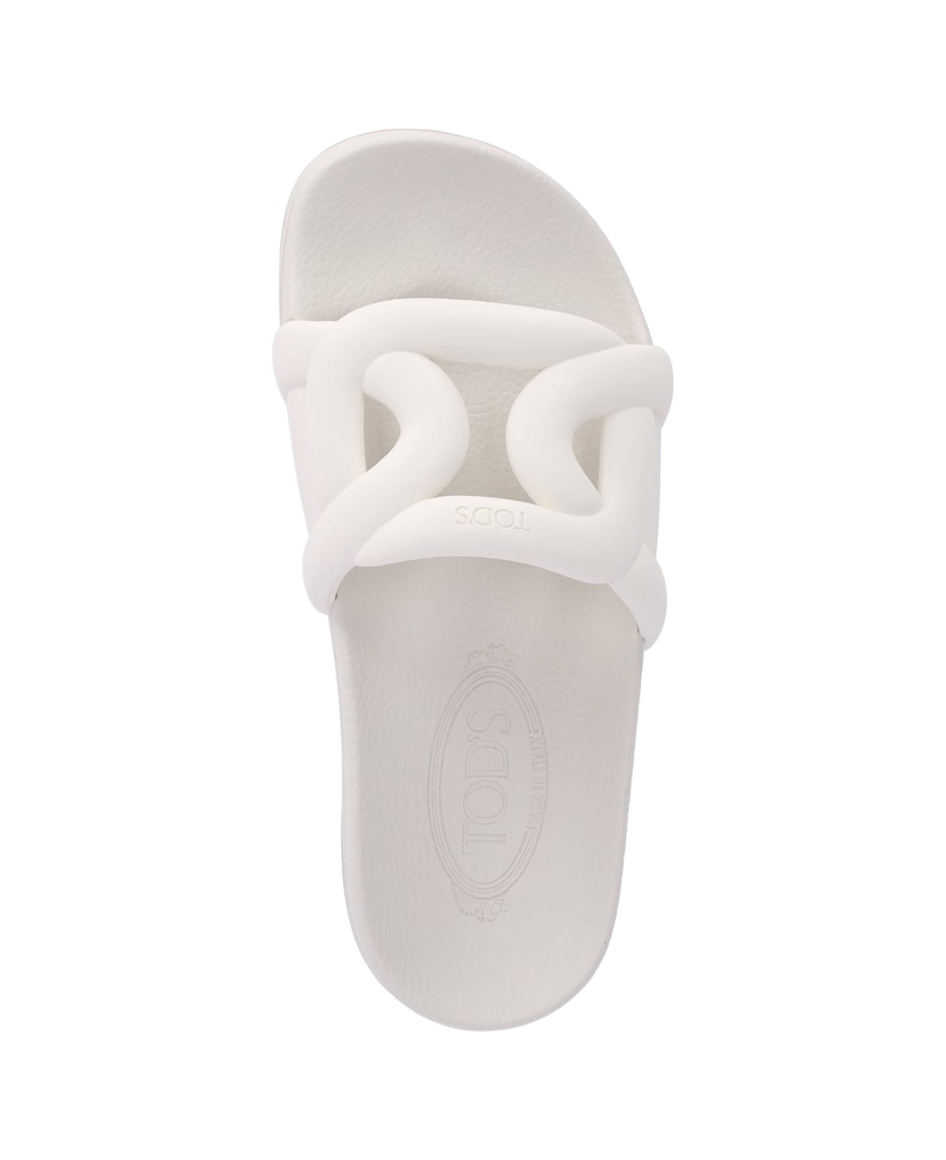 Tod's "gommini" Slide Sandals - White