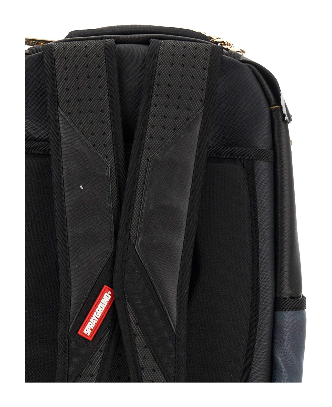 Sprayground "scarface Stairs" Vegan Leather Backpack - BLACK バックパック