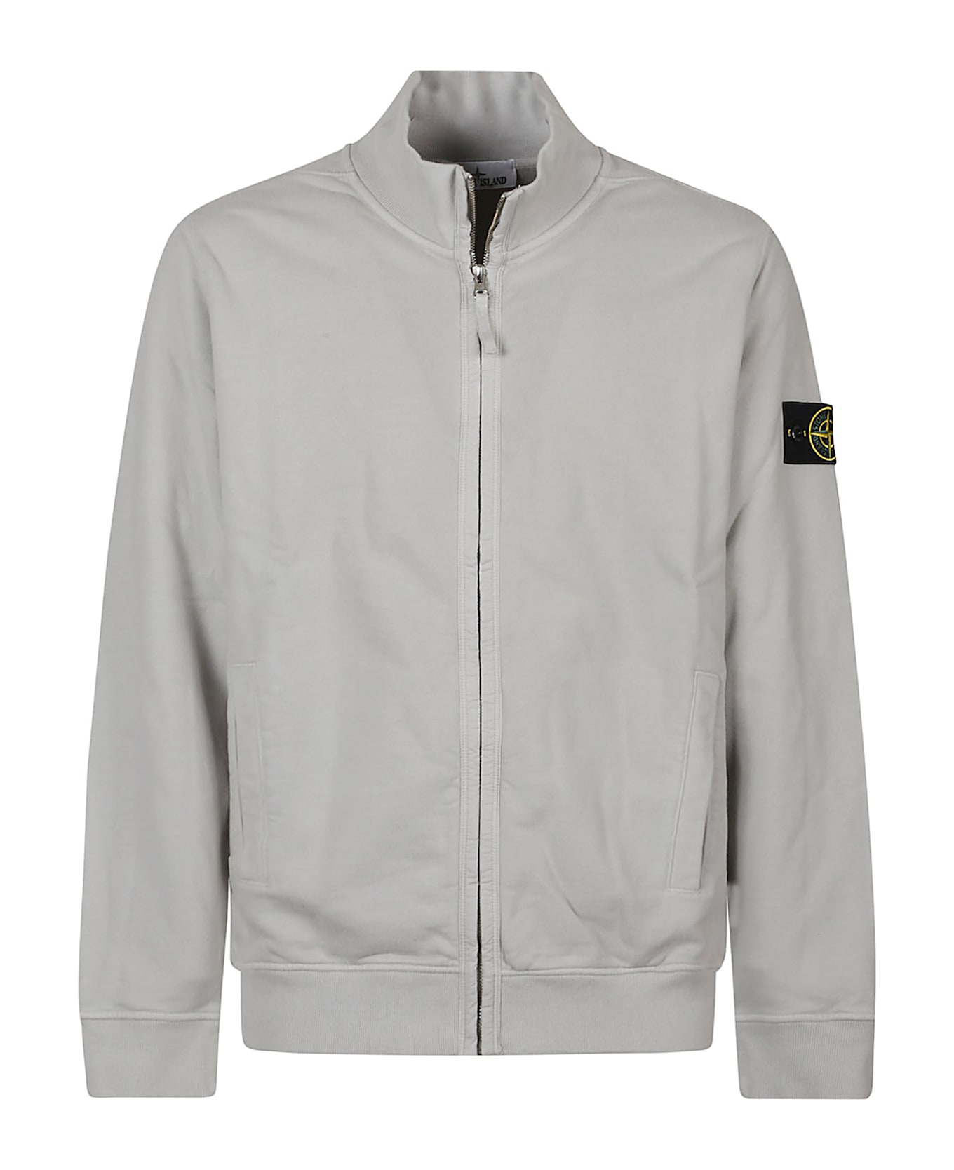 Stone Island Full Zip Sweatshirt - Grey フリース