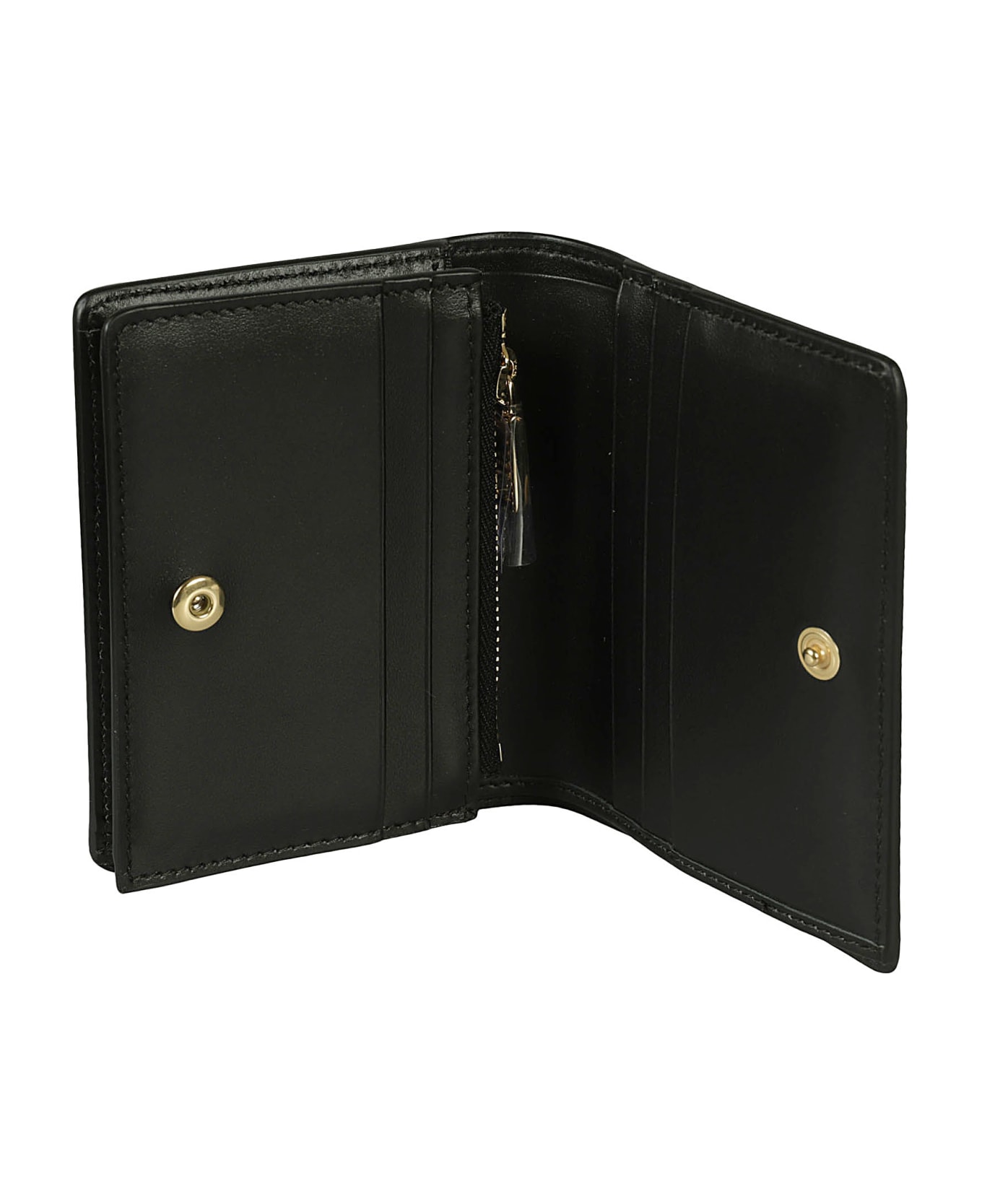 Dolce & Gabbana Logo Embossed Wallet - Black