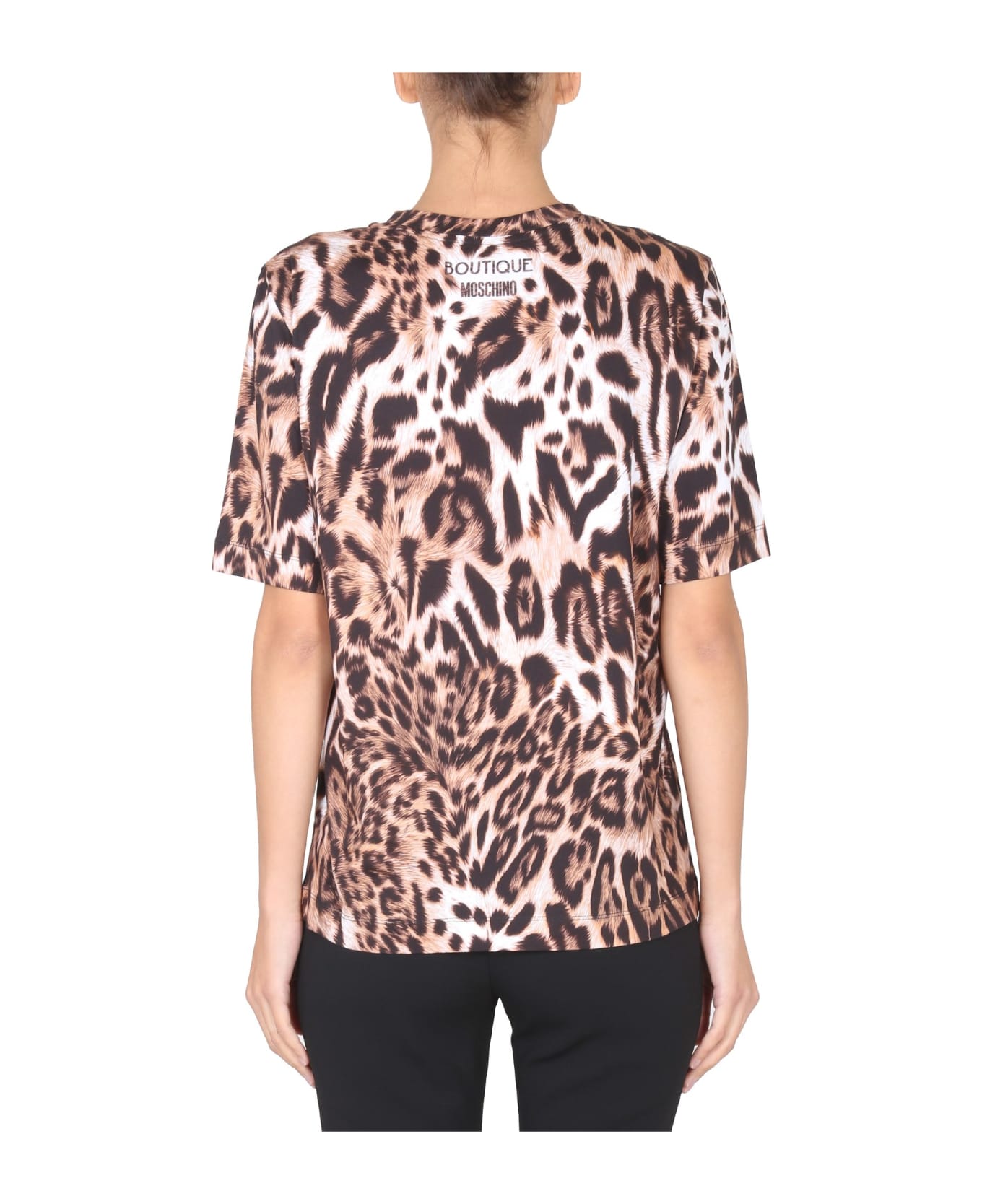 Boutique Moschino Animal Print T-shirt - MULTICOLOR