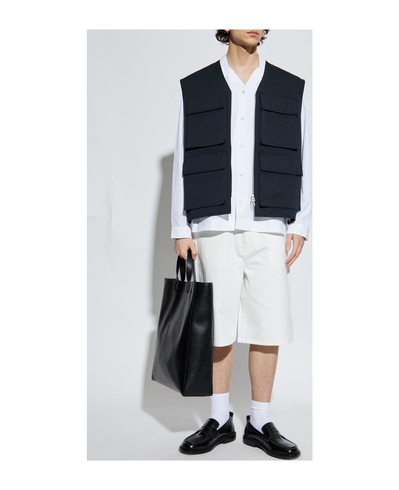 Jil Sander Vest 20 Vest - BLACK