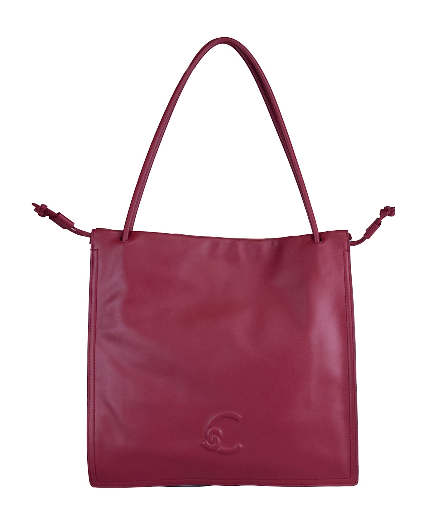 Coccinelle Dulse Large Leather Bag - Sangria