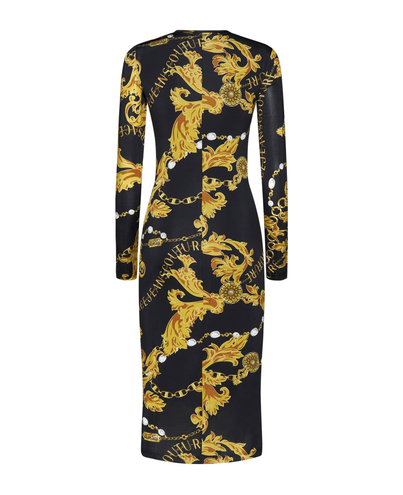 Versace Jeans Couture Dress By - Black/gold