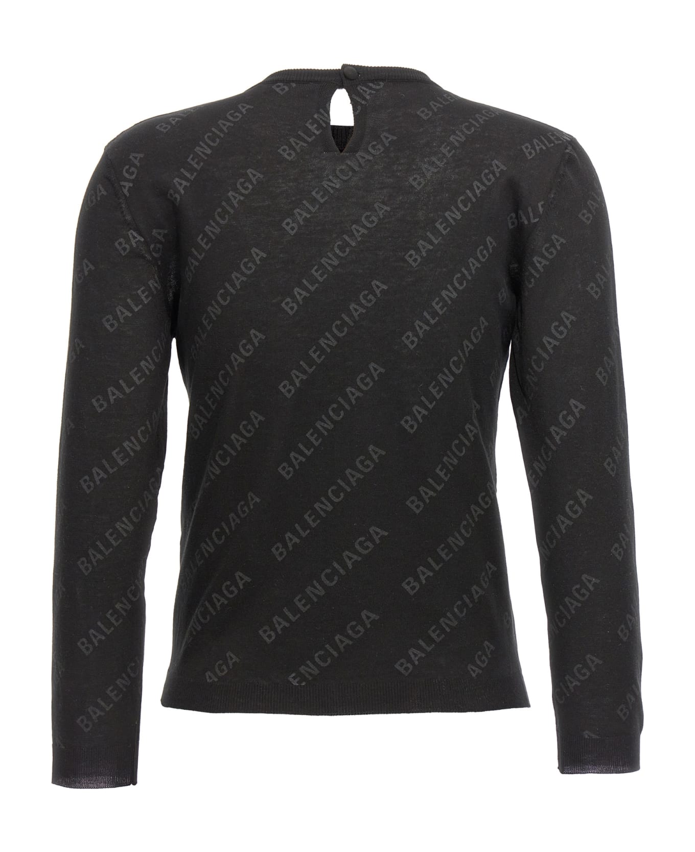 Balenciaga Logo Sweater - black