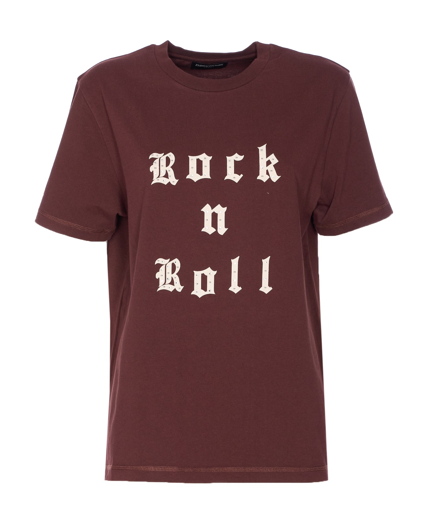 Zadig 
Voltaire Edwin Rock N Roll Strass T-shirt - Red