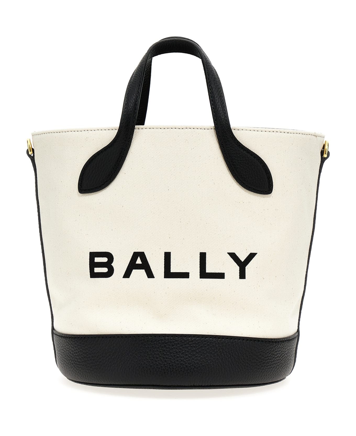 Bally 'bar' Handbag - White/Black