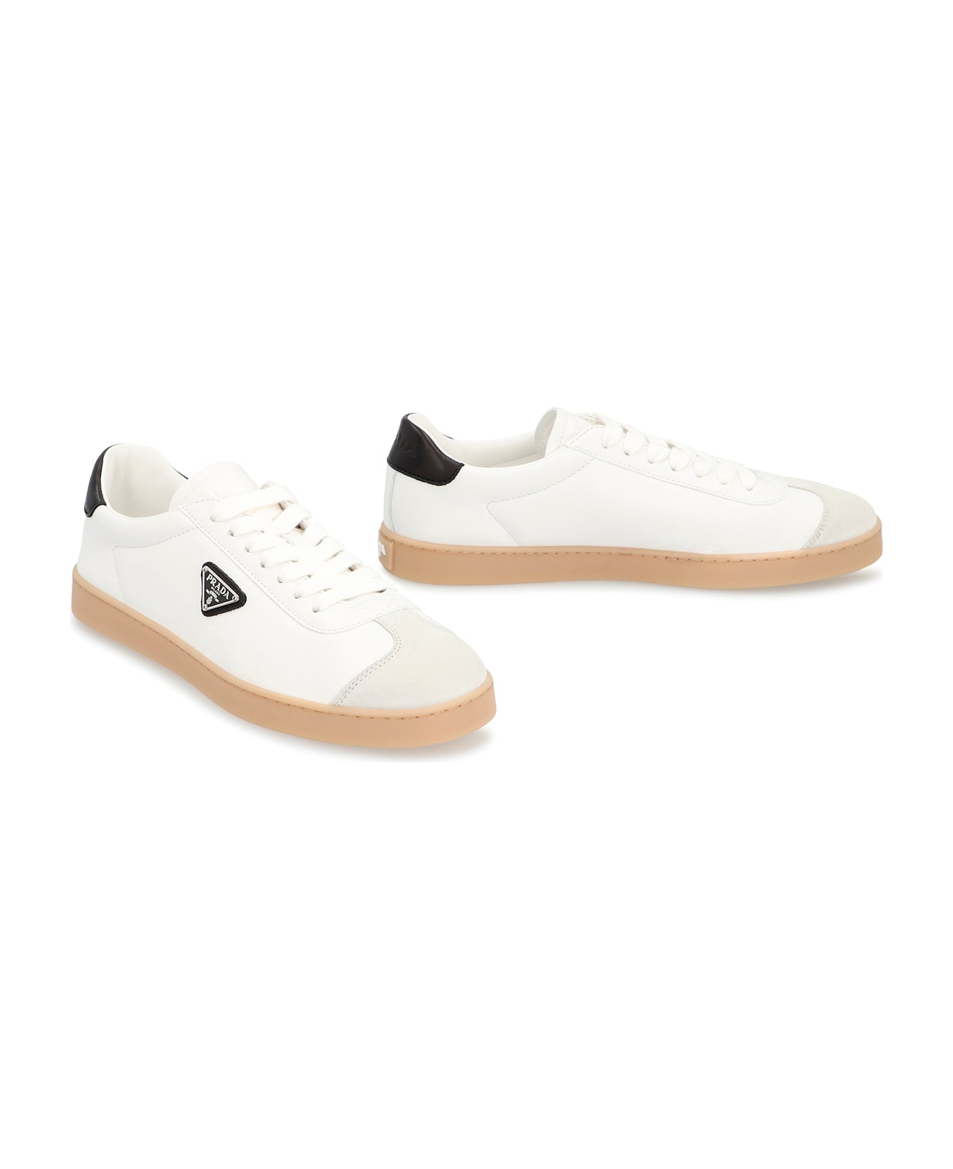 【送料&関税込】Prada Lane Low-top Sneakers Prada Lane Leather Low-top Sneakers Prada