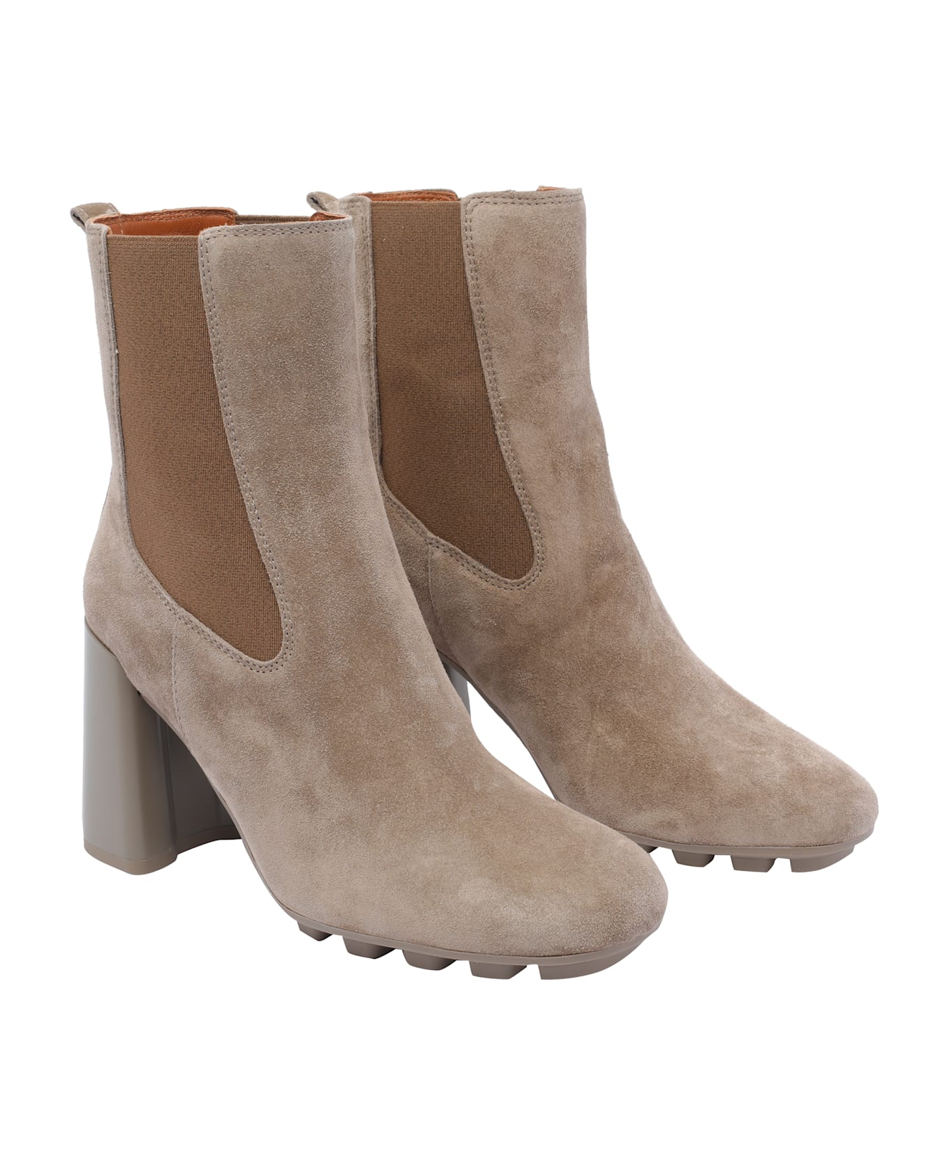 Hogan Pump Booties - Brown