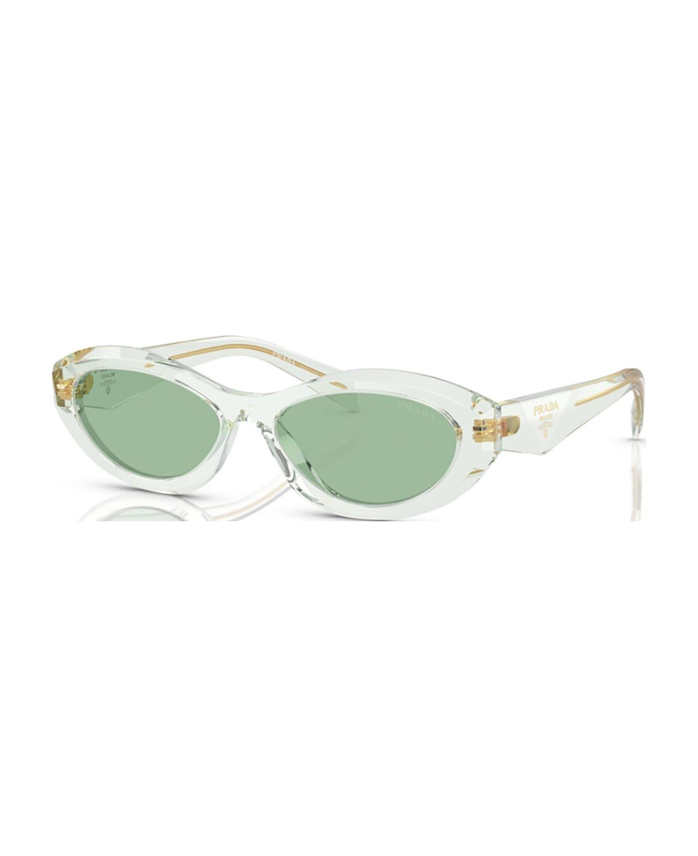 Prada Eyewear Round Frame Sunglasses - 14R20E