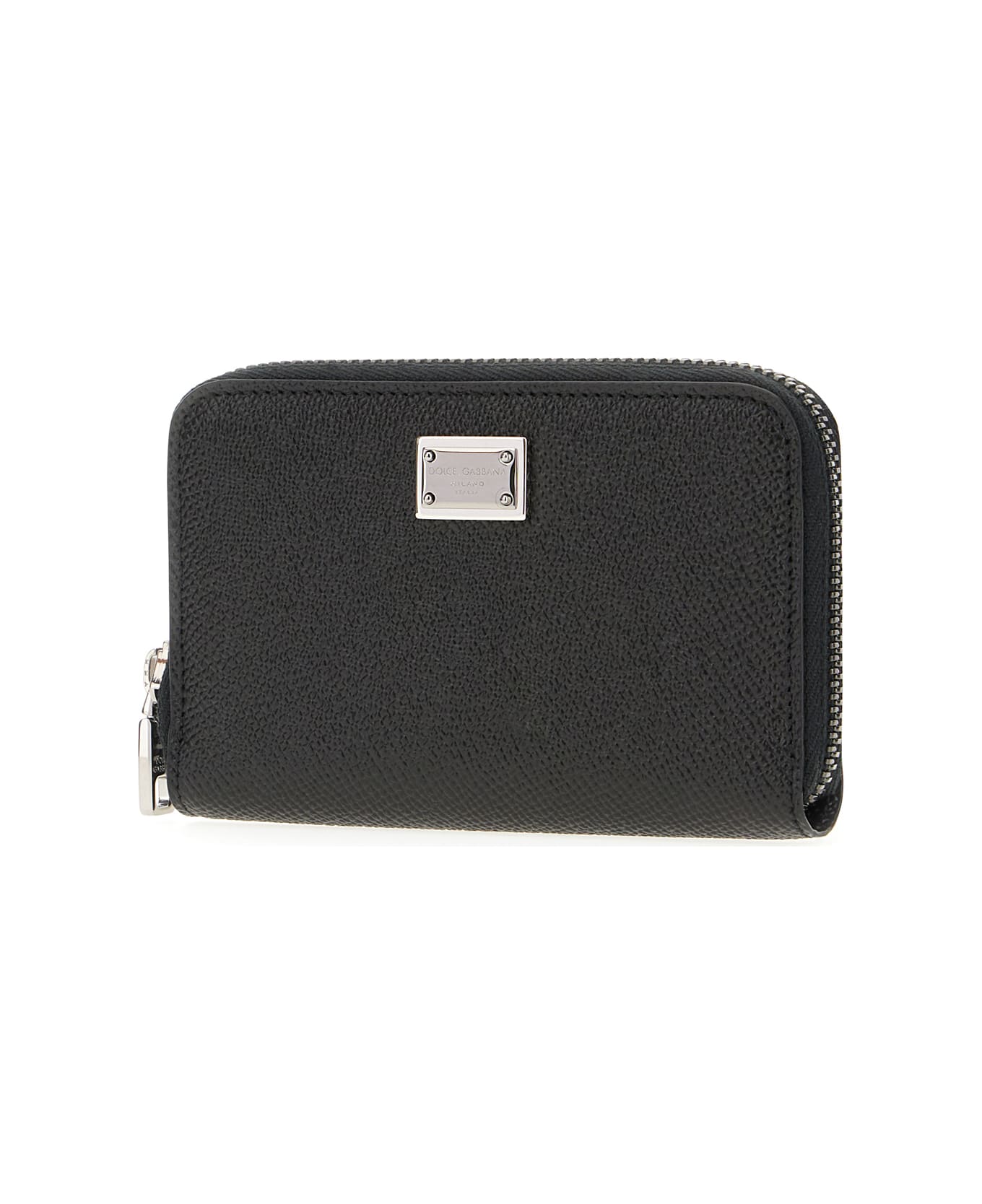 Dolce & Gabbana Black Leather Wallet - Nero