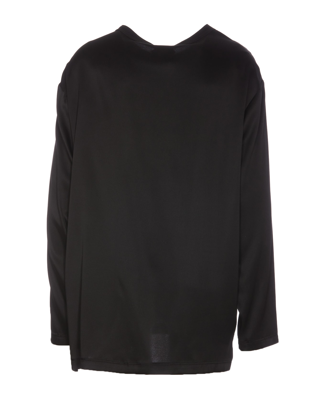 Tom Ford Satin Pajama Shirt - Black