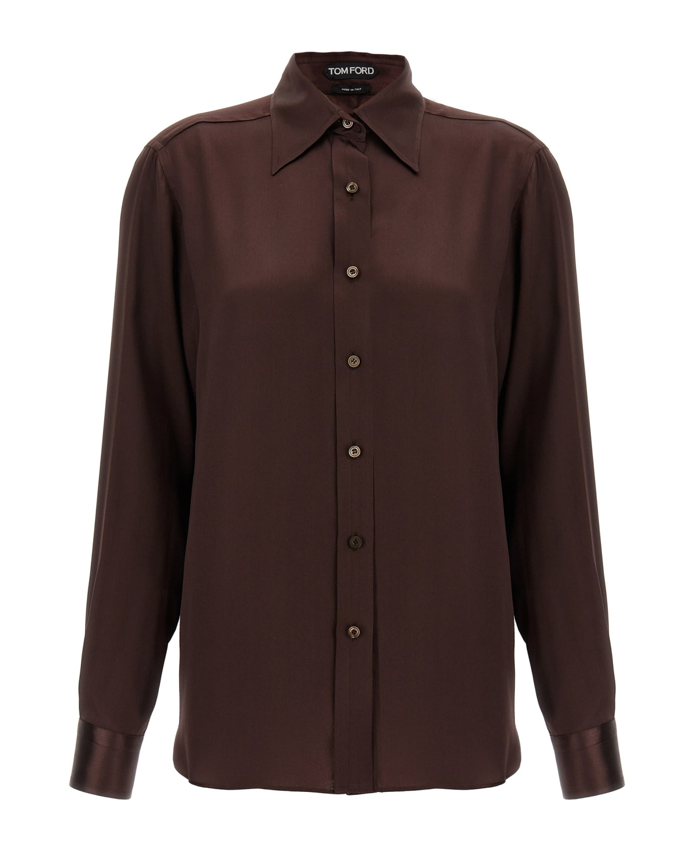 Tom Ford Silk Shirt - Brown