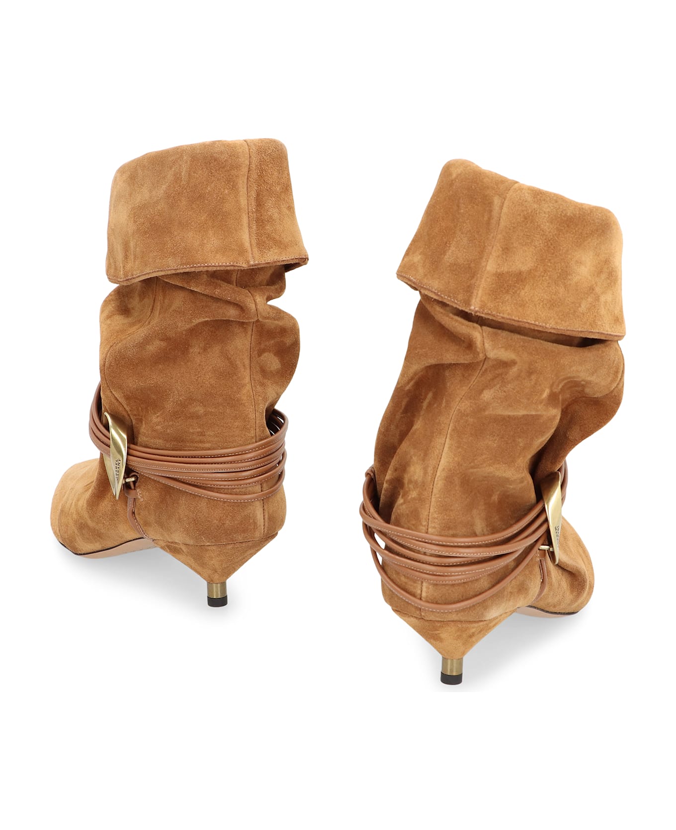 Isabel Marant Edrika Suede Ankle Boots - brown