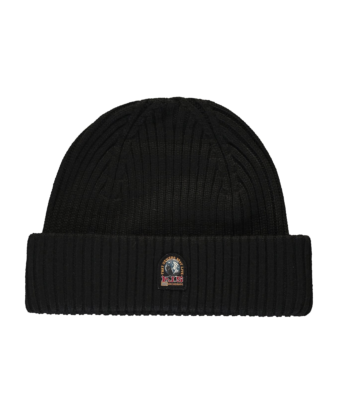Parajumpers Hat In Black Knit Unisex Versatile - black
