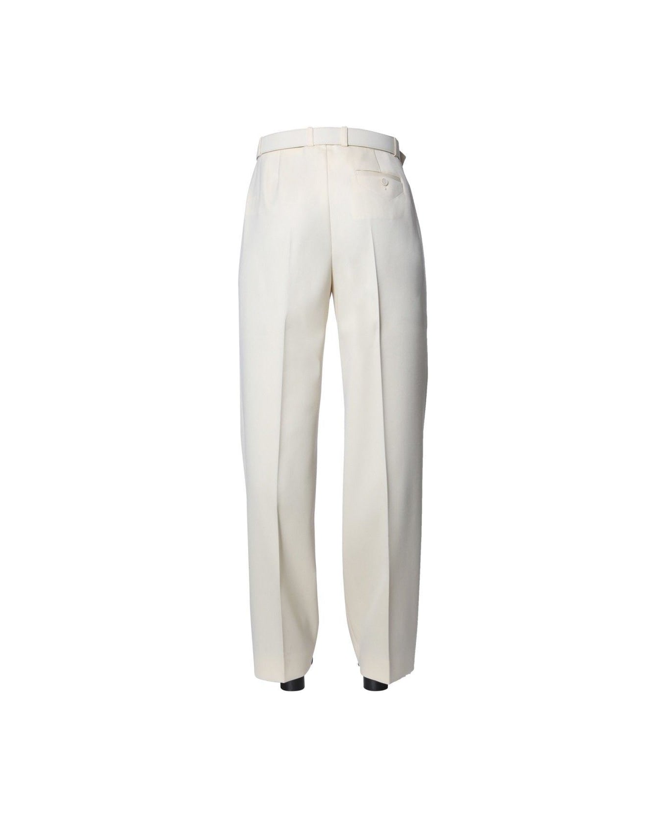 Givenchy Belted Tailored Pants - WHITE ボトムス