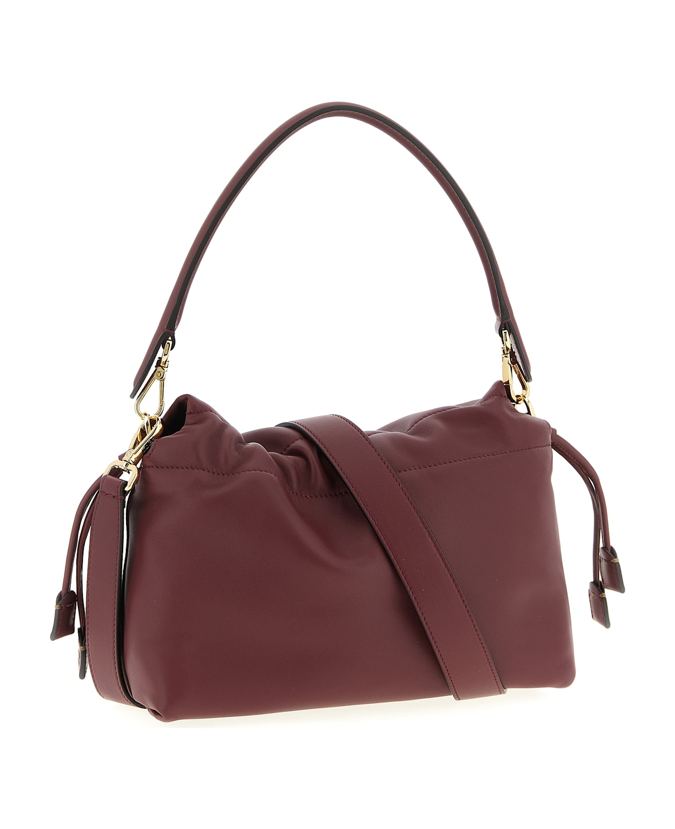 Fendi 'mamma Baguette Medium' Crossbody Bag - Bordeaux